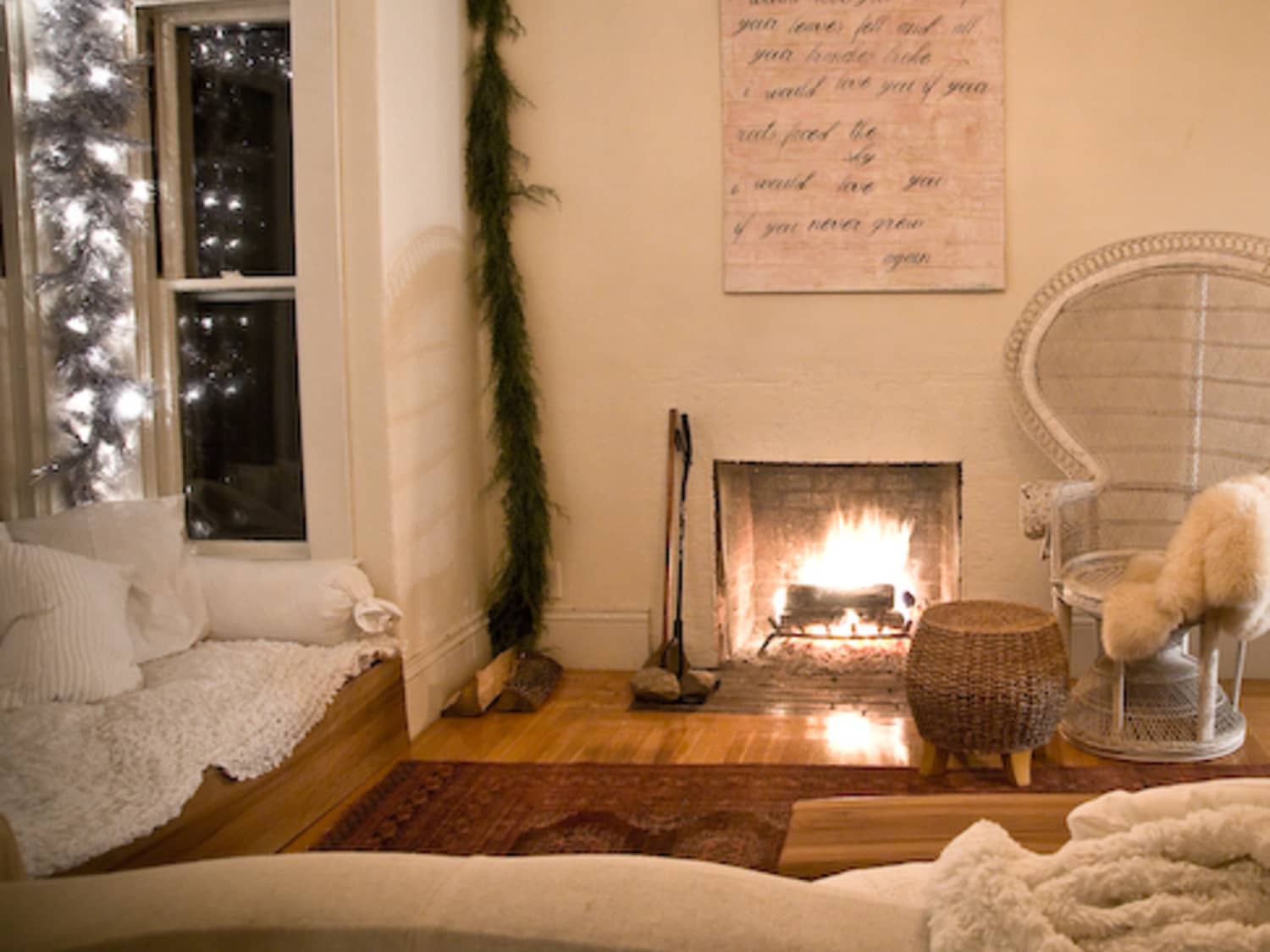 warm lights for living room