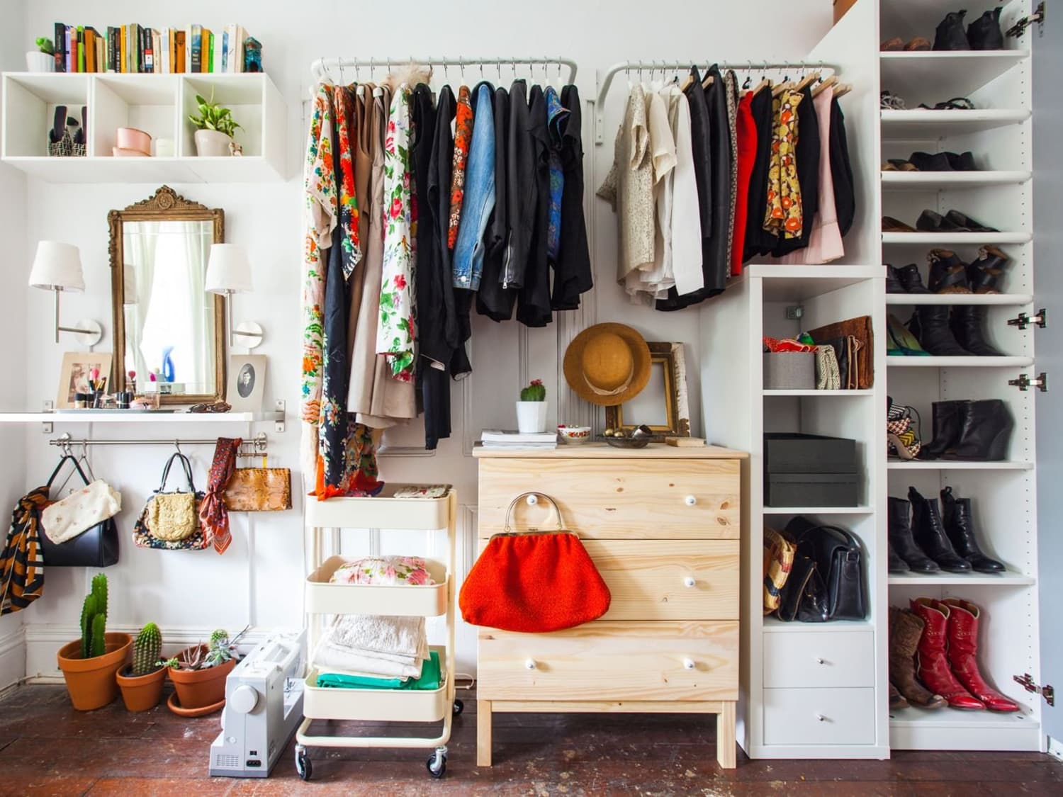 How To Store Clothes Without Wardrobes: 25 Ideas - DigsDigs