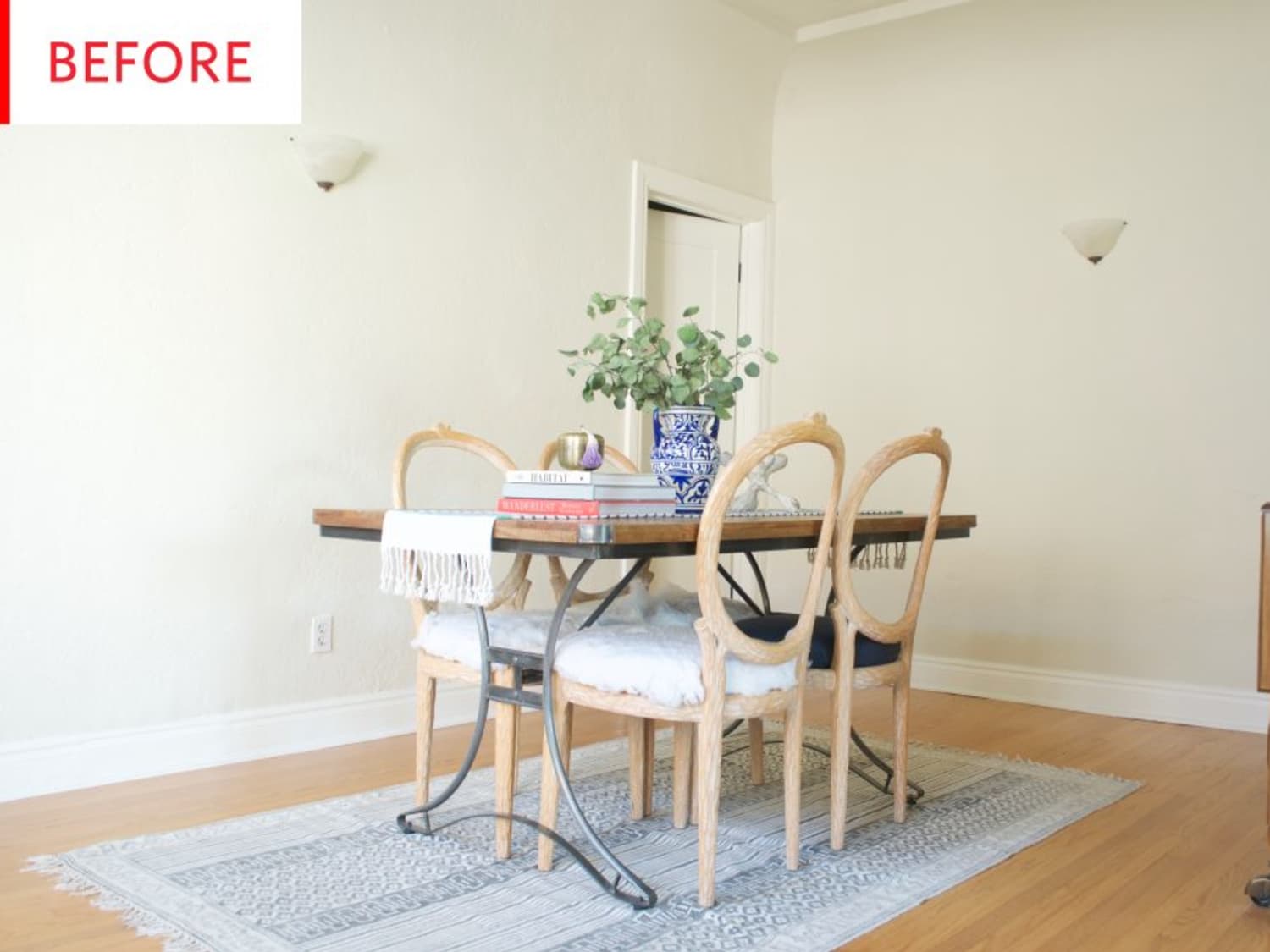 Before And After This 1920s Dining Room Got A Smart And Moody Makeover Kitchn