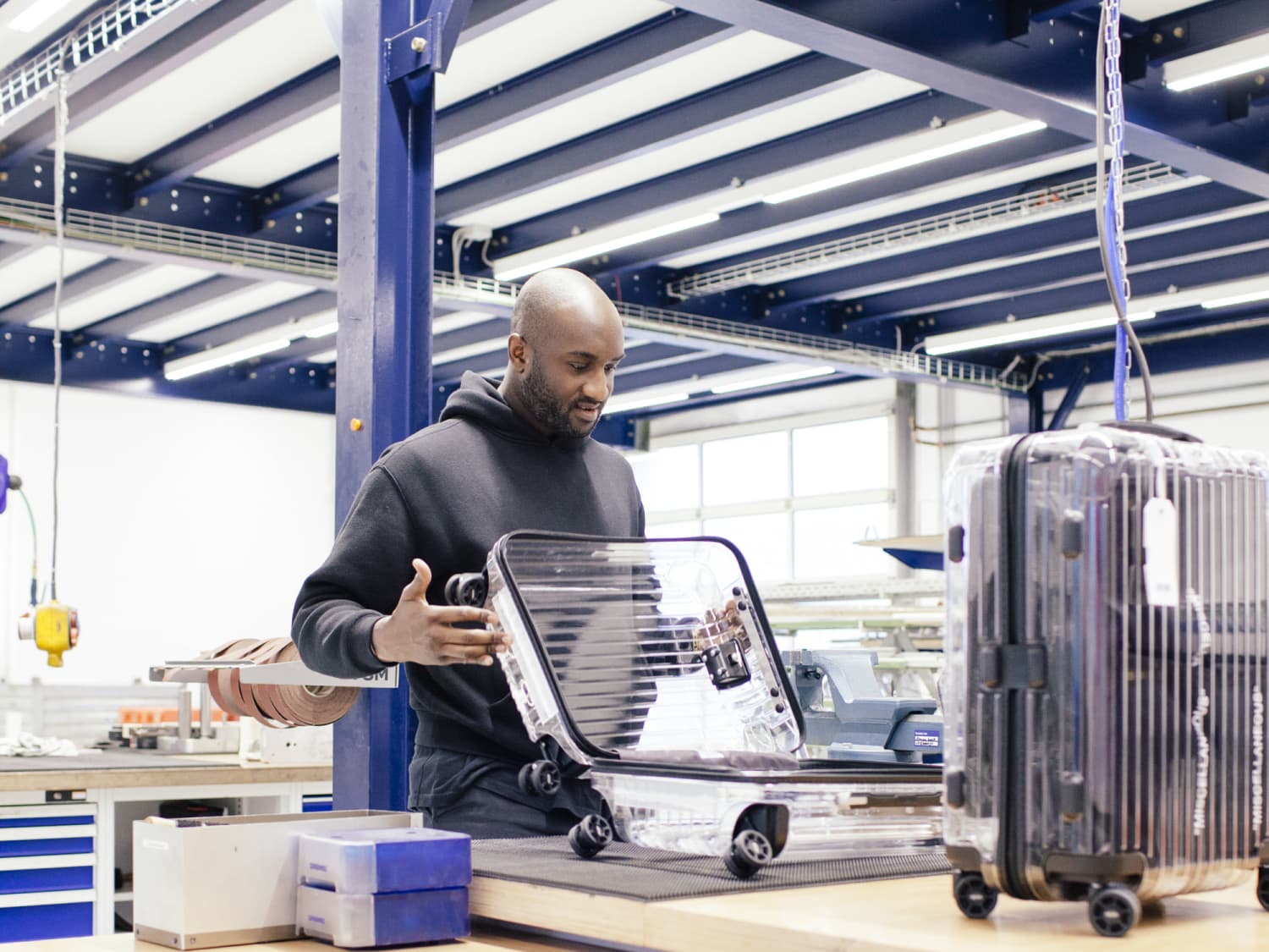 Virgil Abloh Transparent Suitcase Rimowa Off-White