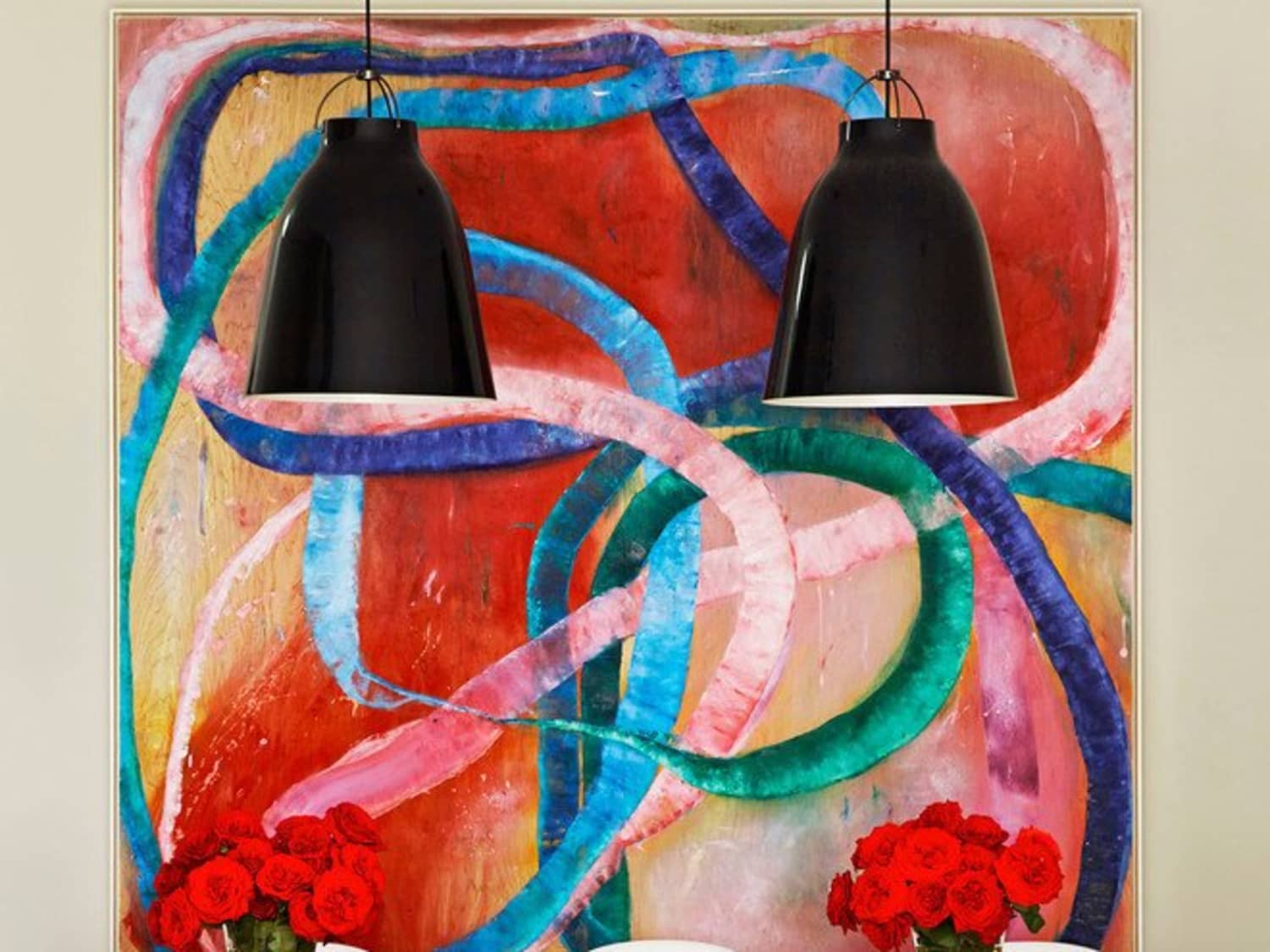 Big Appetite 20 Dining Rooms With Large Scale Art Apartment Therapy