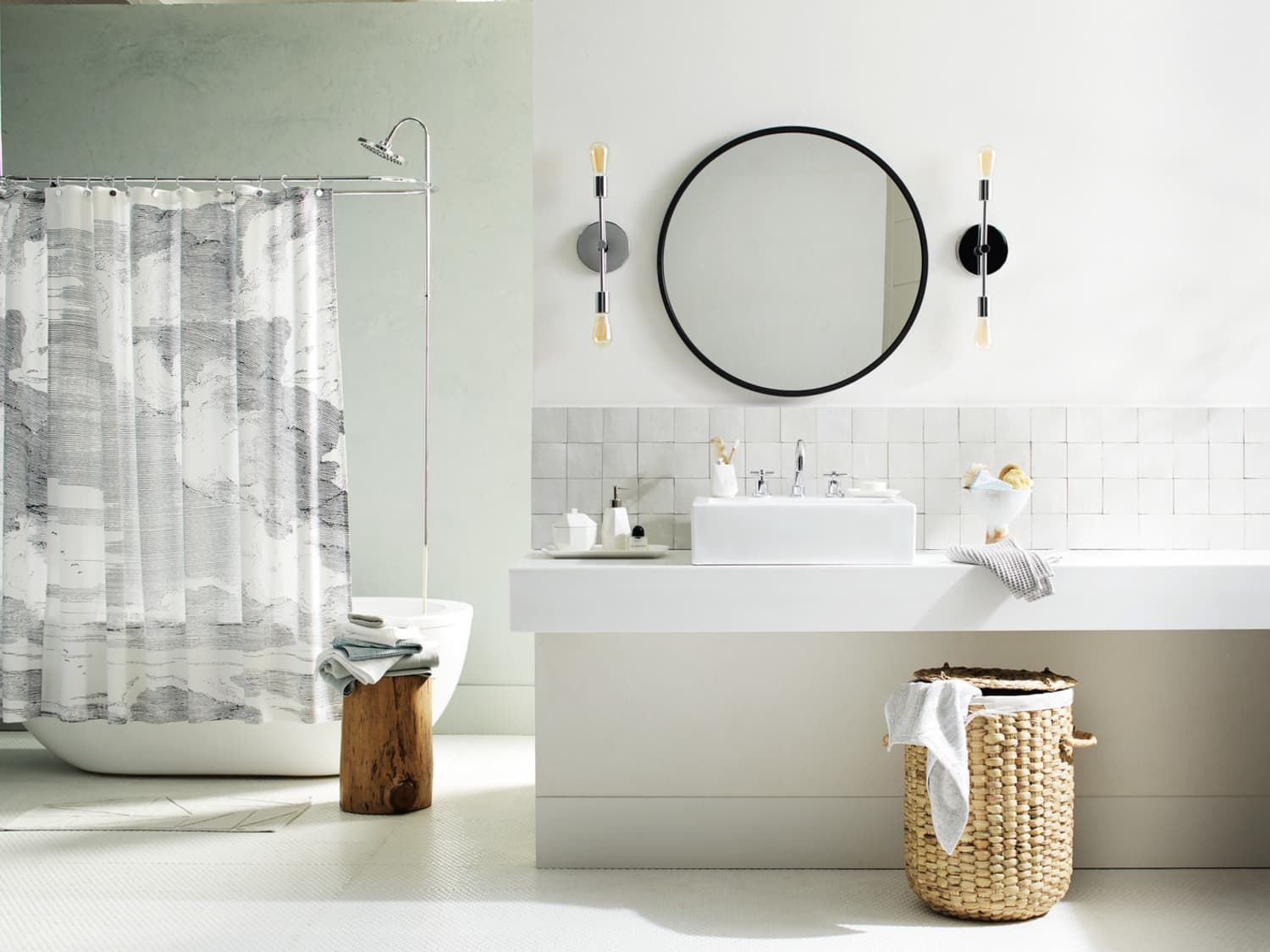 West Elm New Water House Bath Collection 2019 Apartment Therapy Explore west elm's collection of bathroom and vanity mirrors. west elm new water house bath