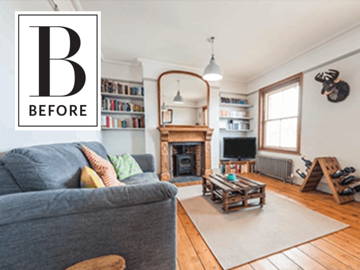 A Basic Living Room Gets A Dark And Lush Makeover Apartment Therapy
