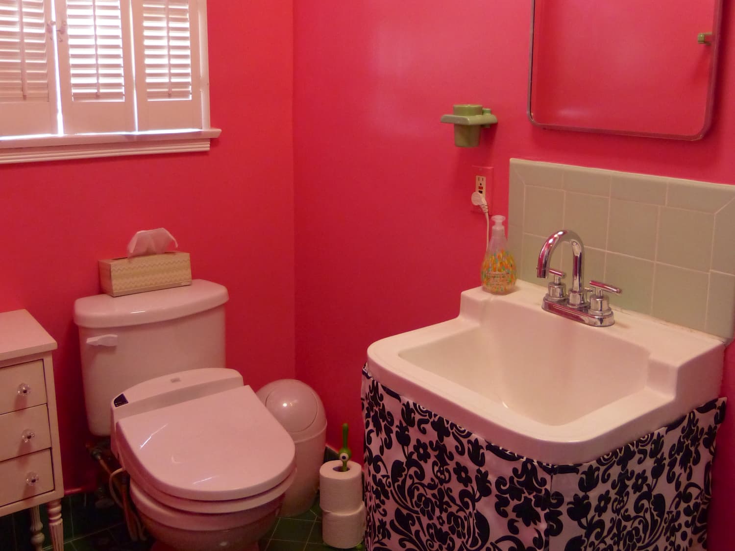 Before After The Haunted Mansion Bathroom Of Your Disney Dreams Apartment Therapy