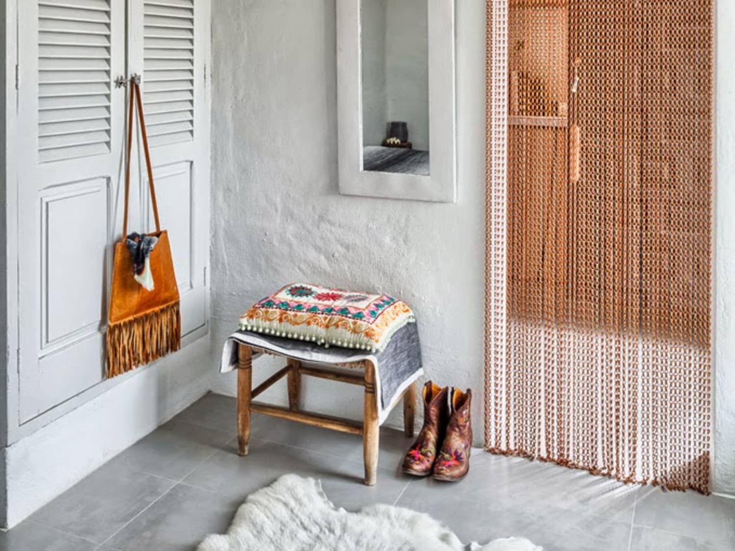 Justina Blakeney Thinks Beaded Curtains Are Back Apartment Therapy