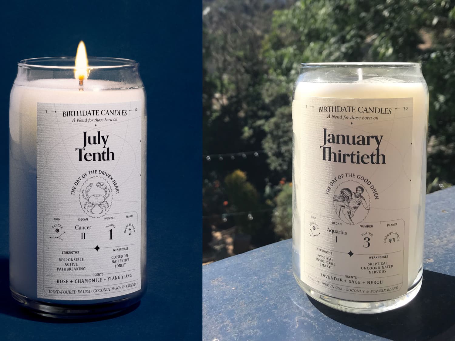 Astrology Horoscope Zodiac Sign Candles | Apartment Therapy