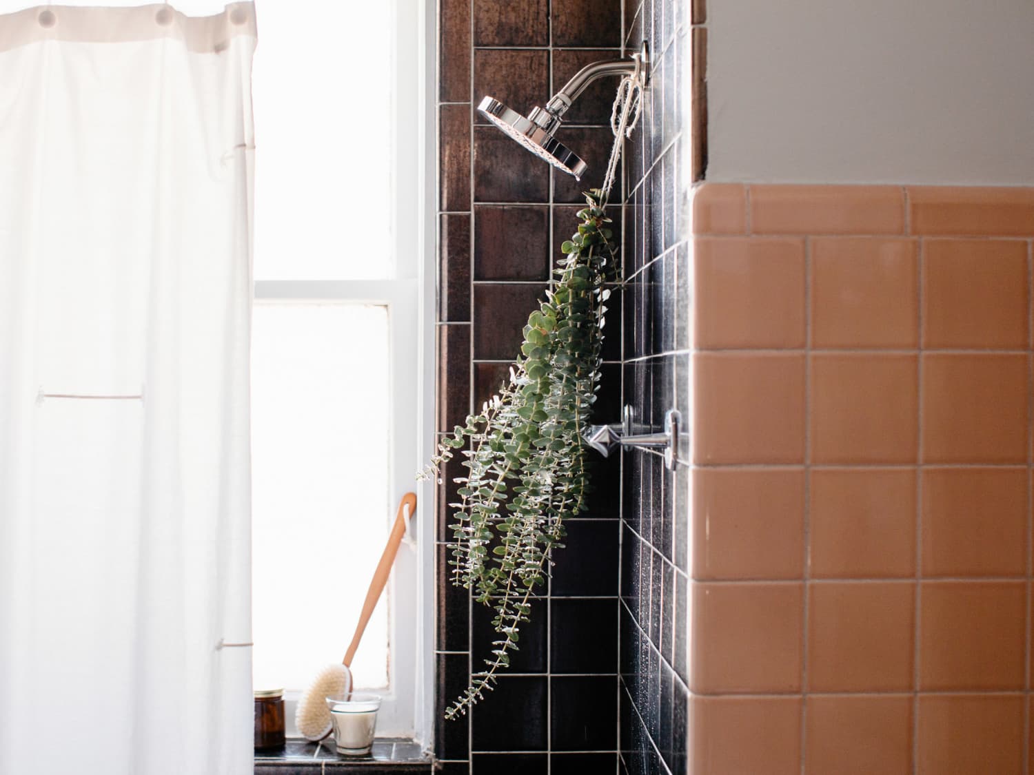 AmazerBath  Over The Toilet Storage Shelf, Rustic Brown