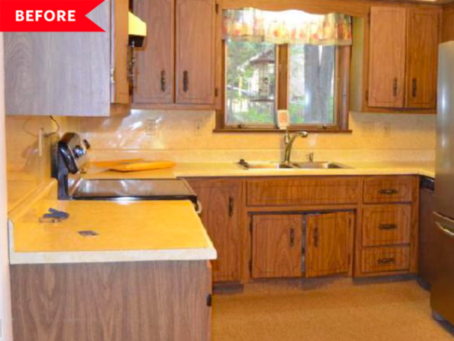 Blue Ikea Cabinet Kitchen Reno Apartment Therapy