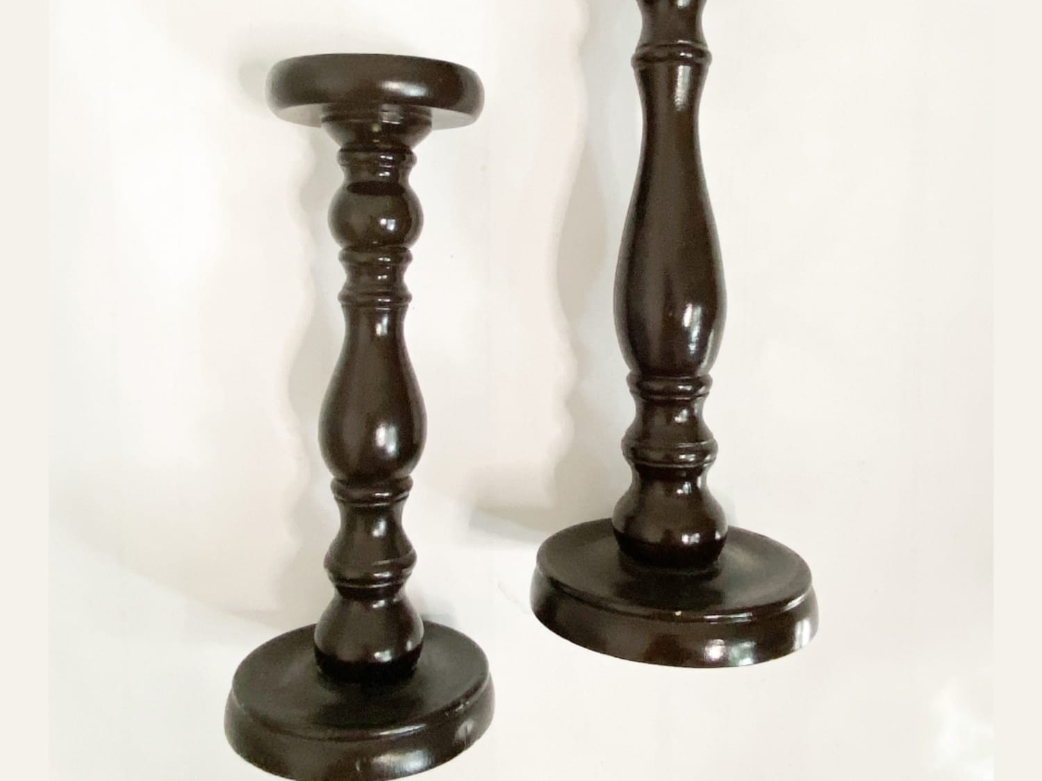Wood Candlestick Makeover