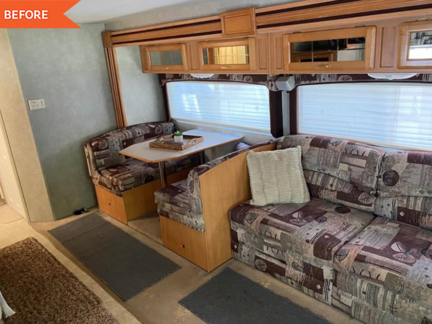 Before & After: RV bedroom and bathroom get a modern update!