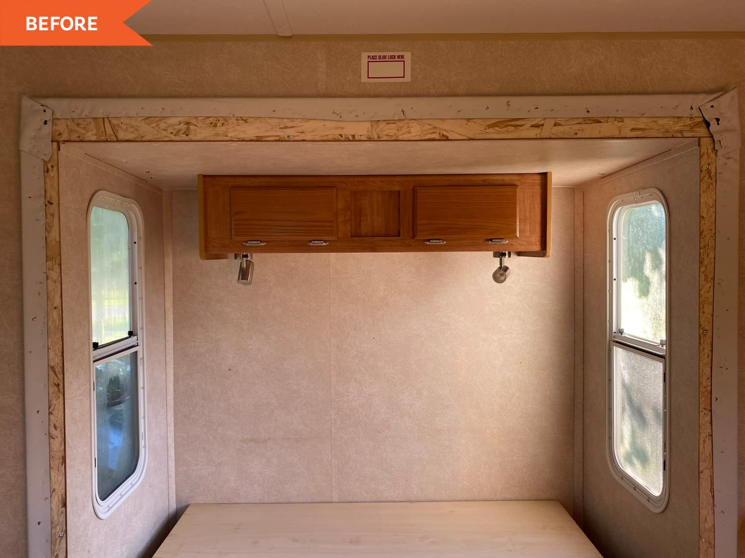 Before & After: RV bedroom and bathroom get a modern update!