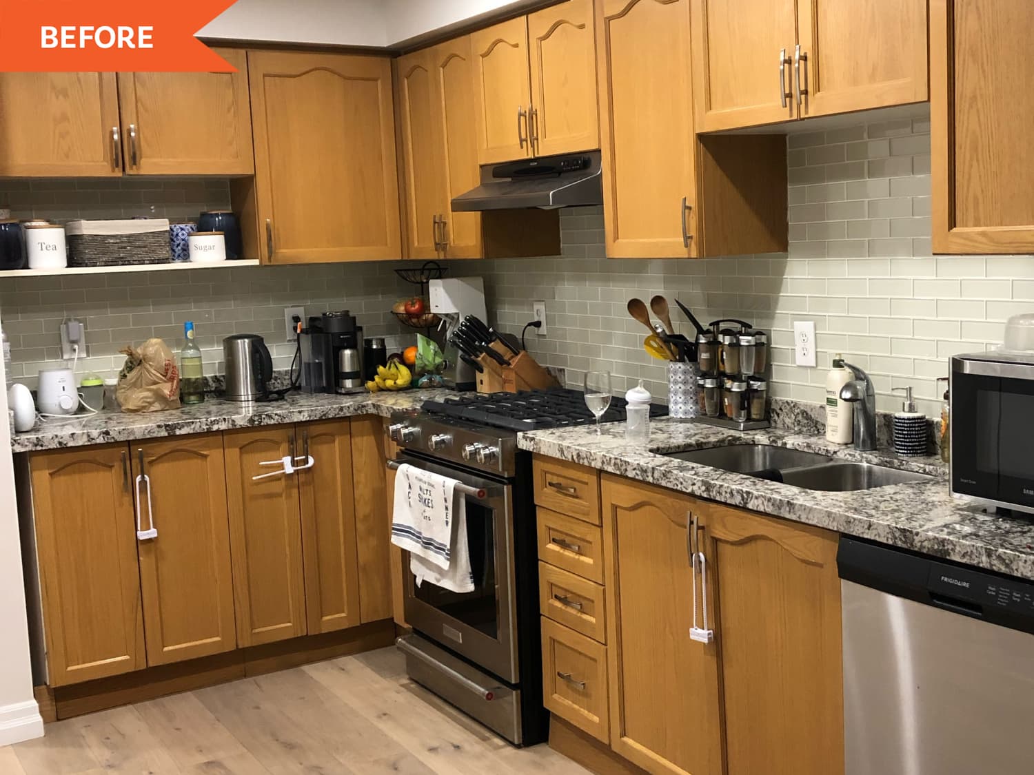Kitchen Redo with White IKEA SEKTION Cabinets - Before and After Photos |  Apartment Therapy