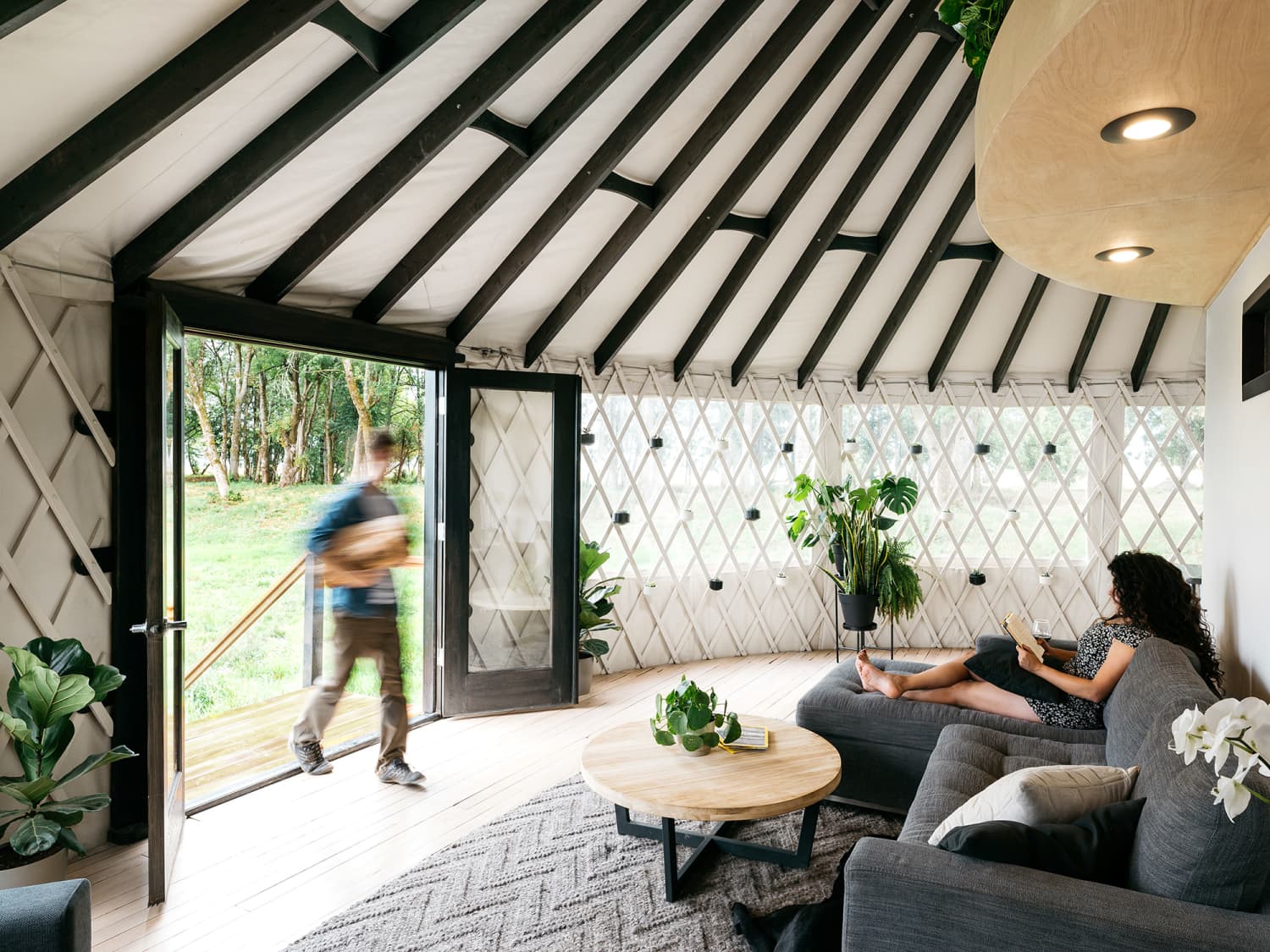 Modern Hand Built Yurt Portland Apartment Therapy