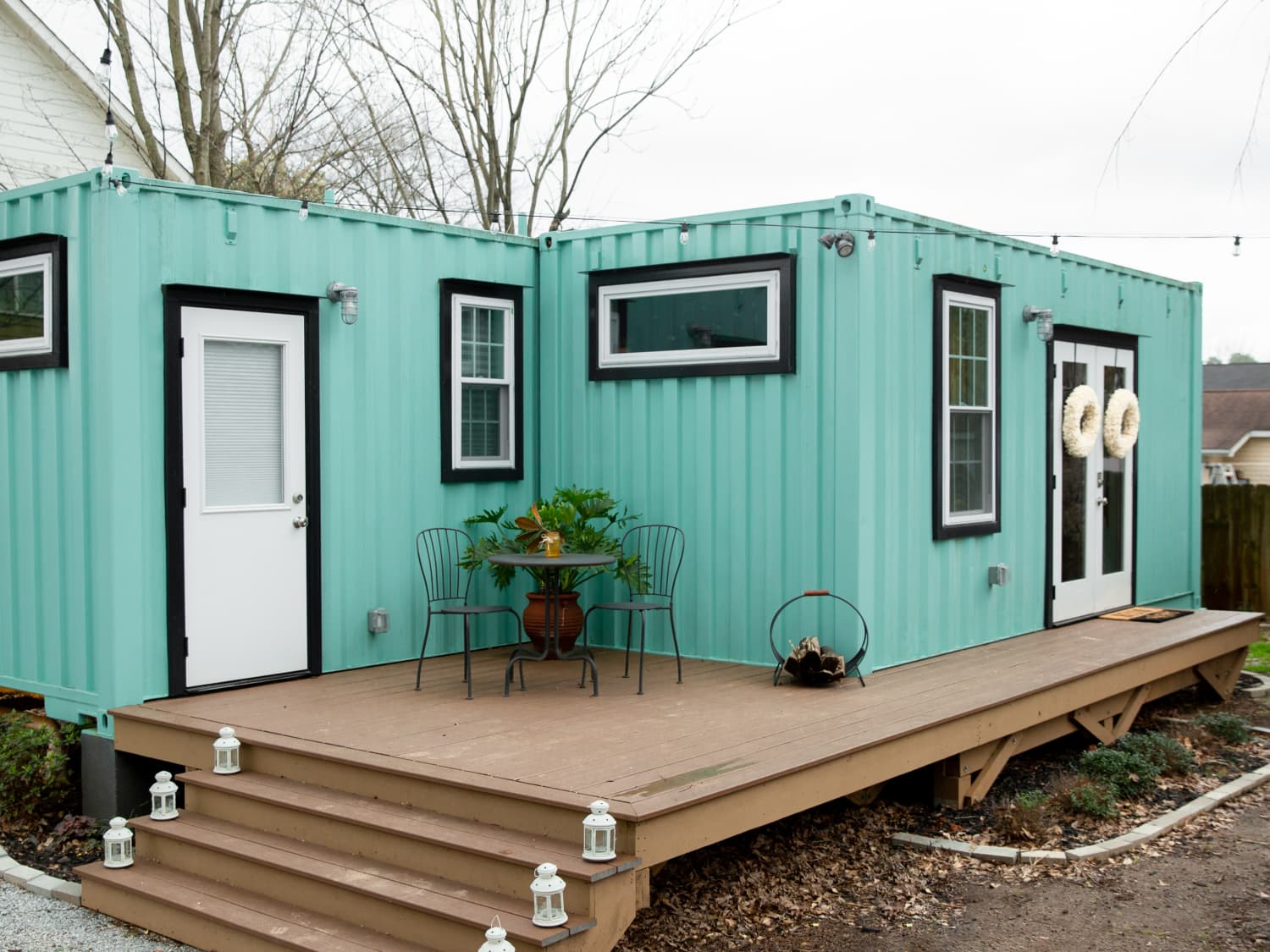 480-Square-Foot Backyard Shipping Container House