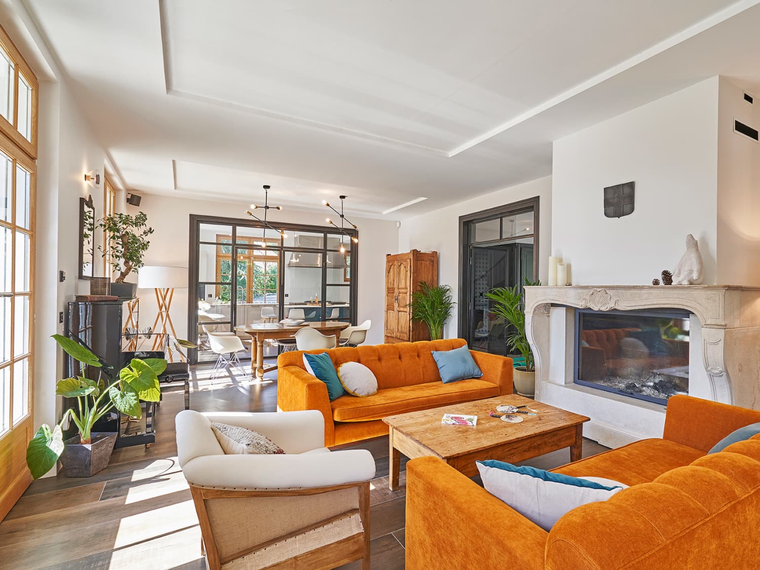 Modern Rustic Colorful Remodeled French House Photos Apartment Therapy