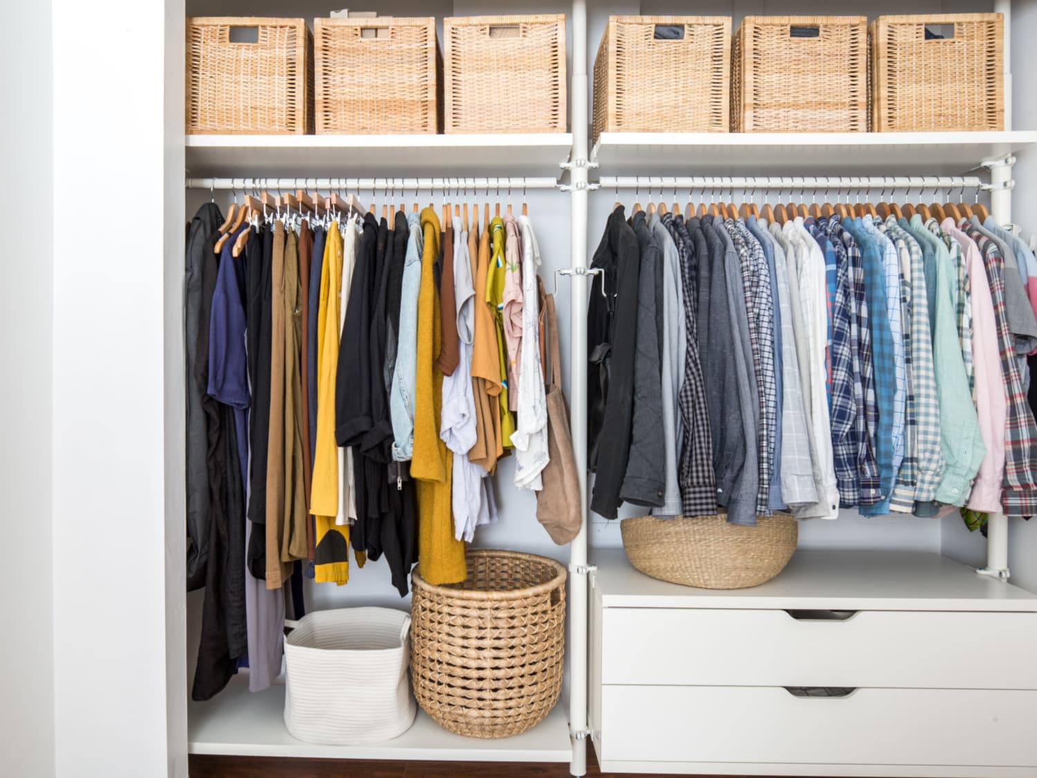 Keep your clothes fresh and dry with chalk in your closet