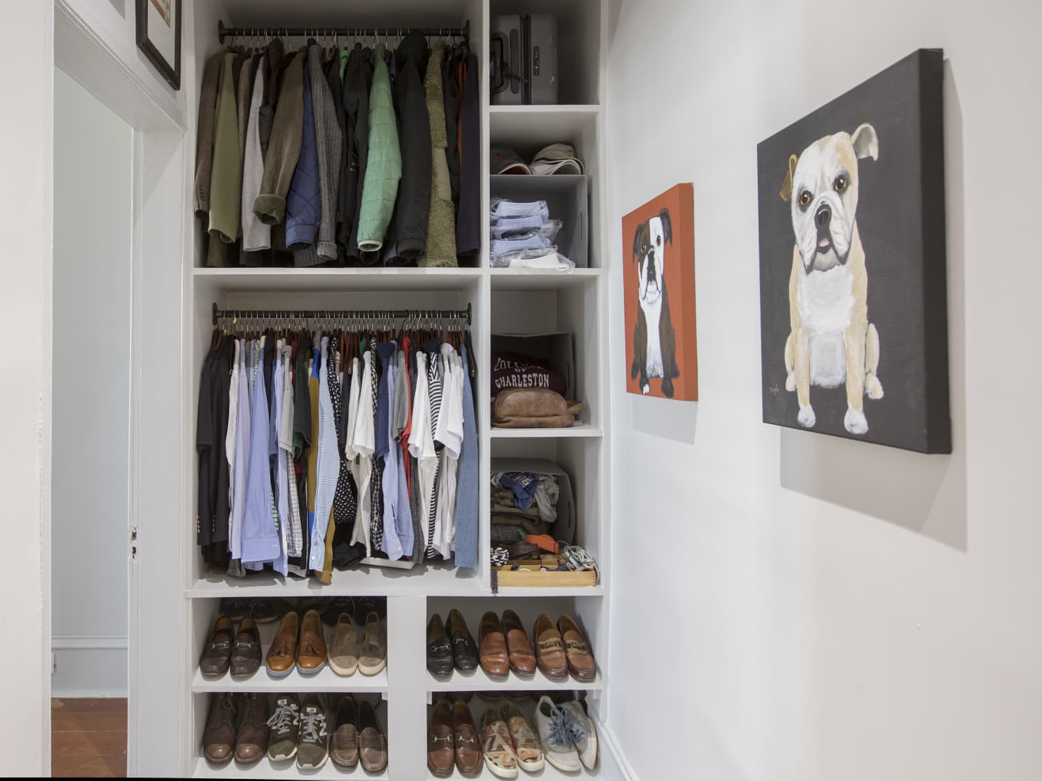 An Easy Storage Solution for a Small Closet - Sarah Joy