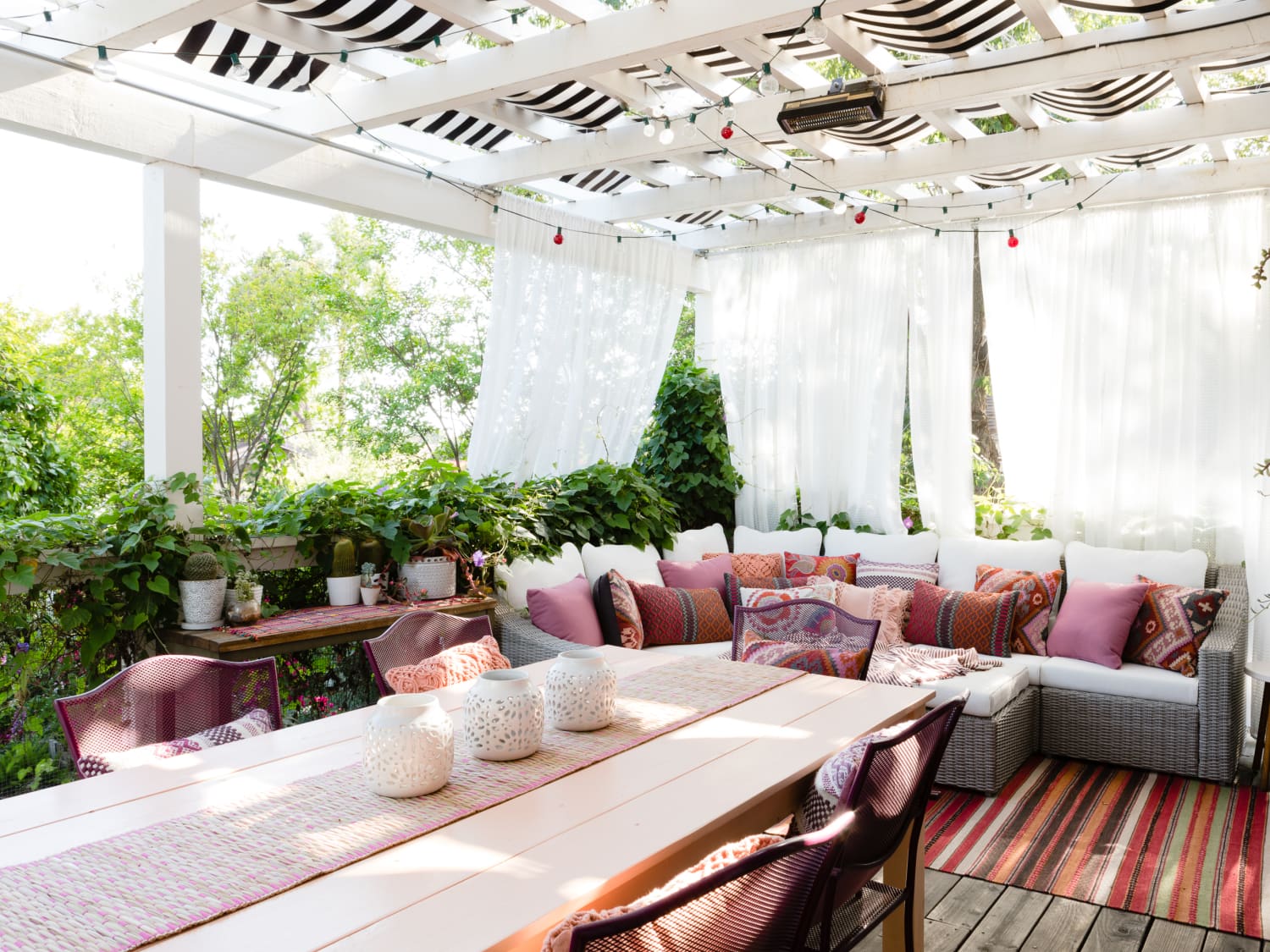 How To Shade Your Outdoor Space Maximize Its Privacy Apartment Therapy
