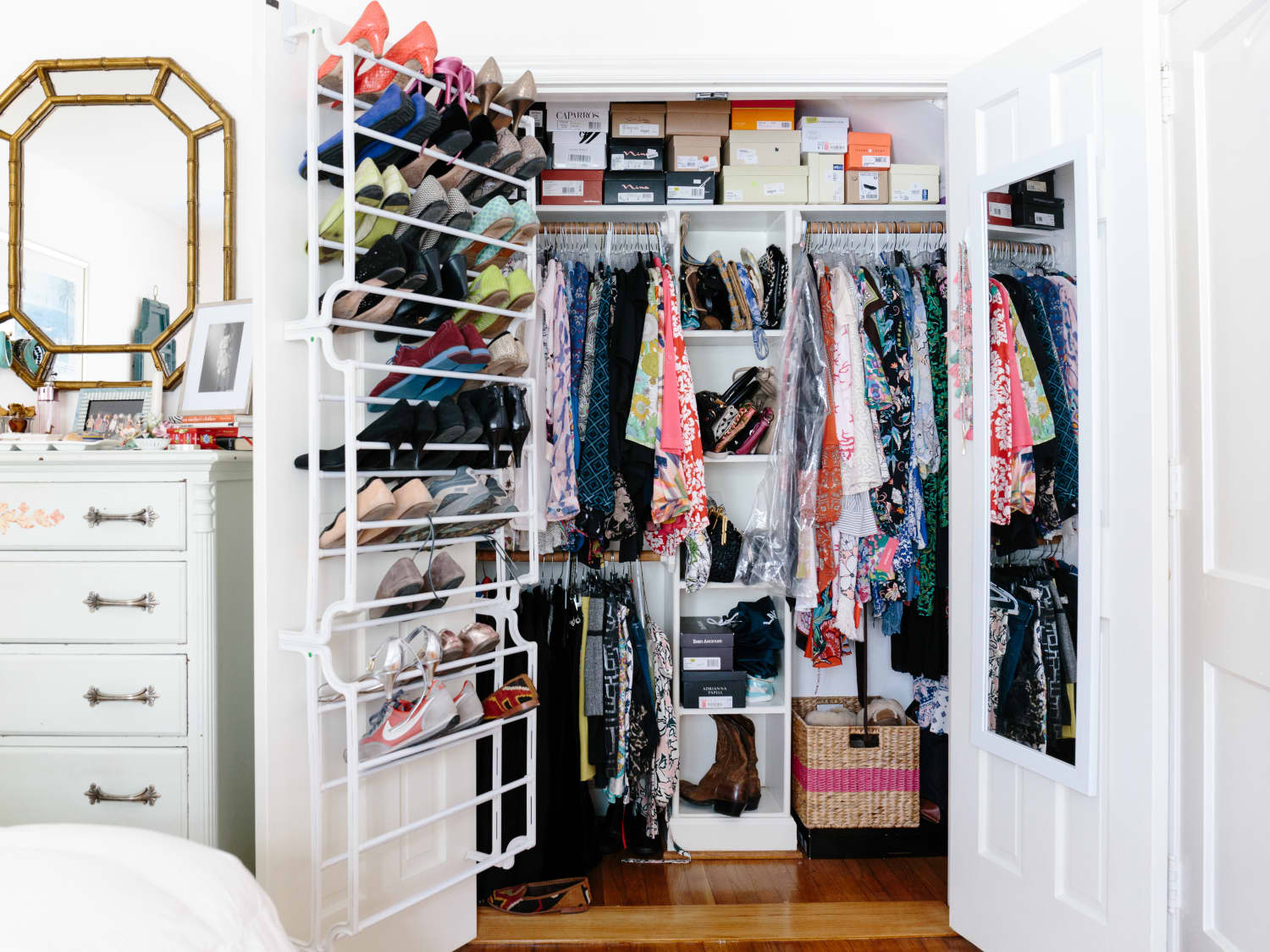Organizing a Small Bedroom Closet - Organization Obsessed