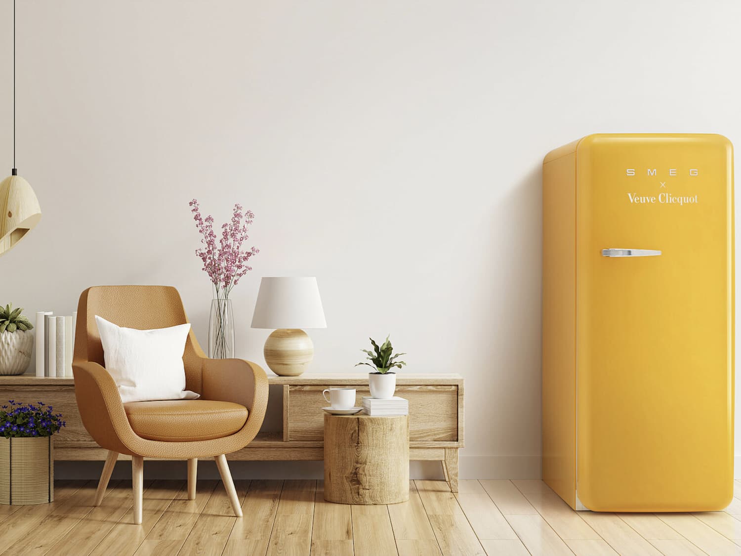 Smeg's New Limited-Edition Fridges Are Cheerful and Champagne-Inspired