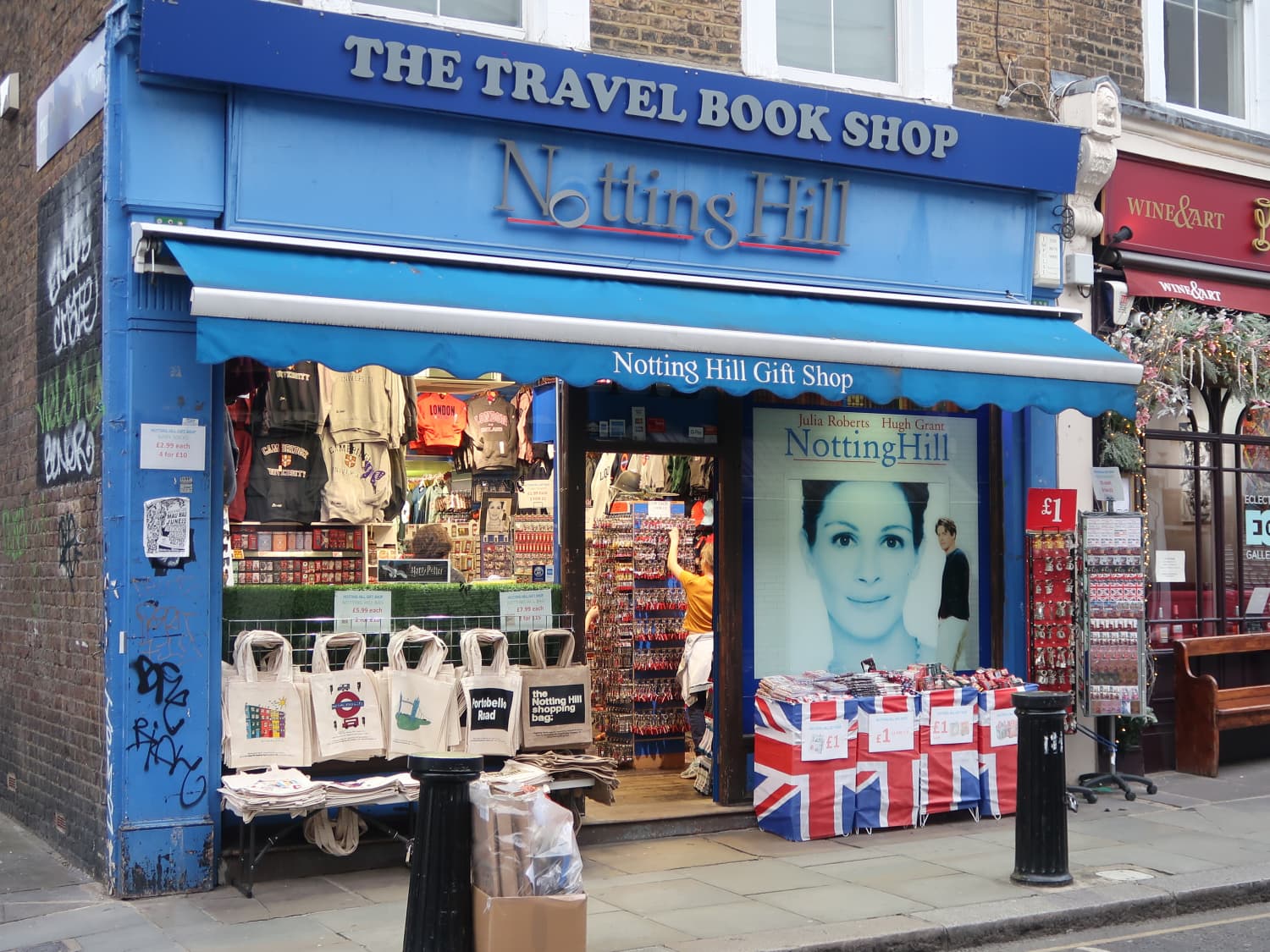 The Apartment Above the Famous Book Shop from “Notting Hill” Is