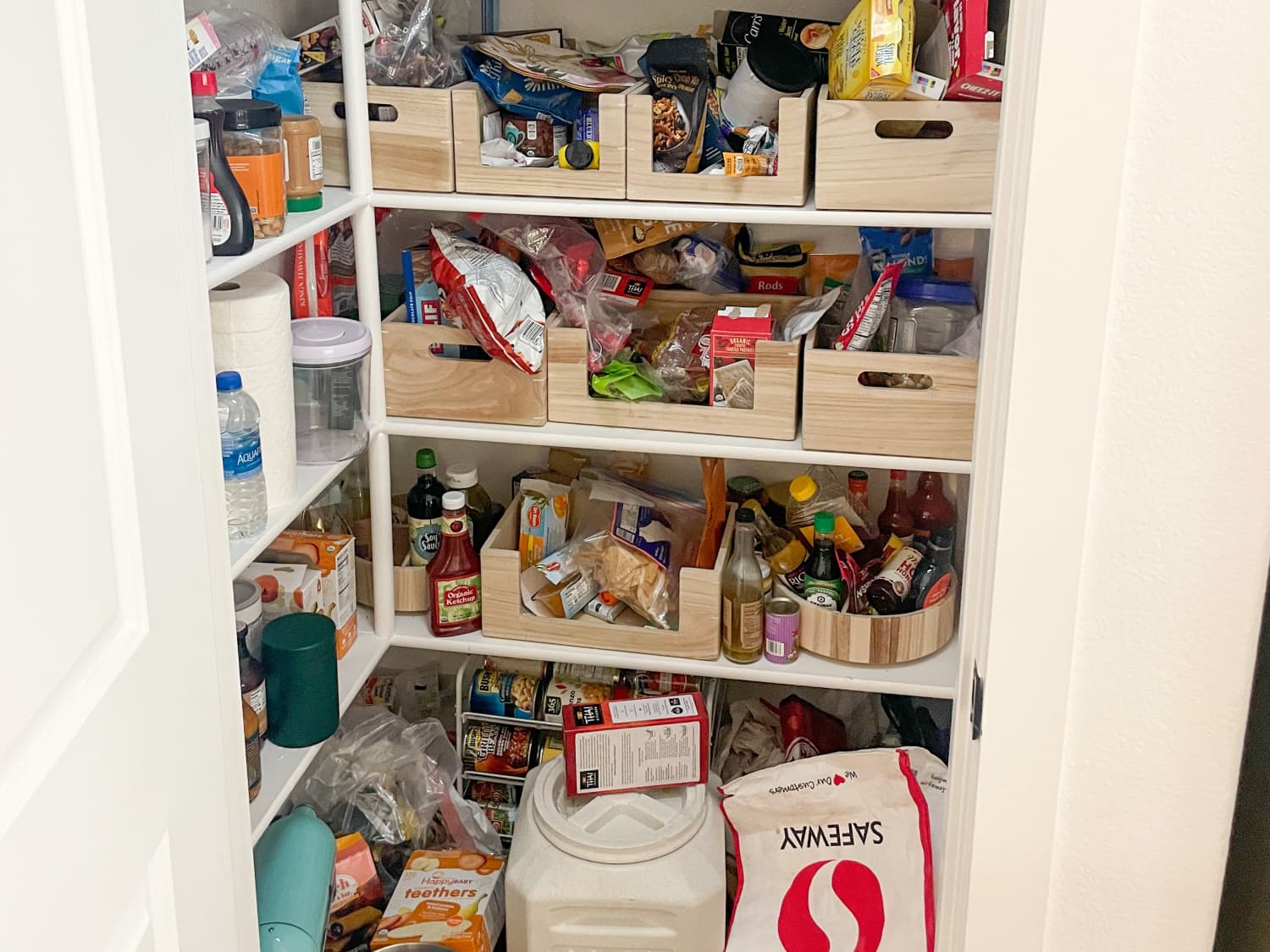 Before and After: Zero-Cost Pantry Reorganization