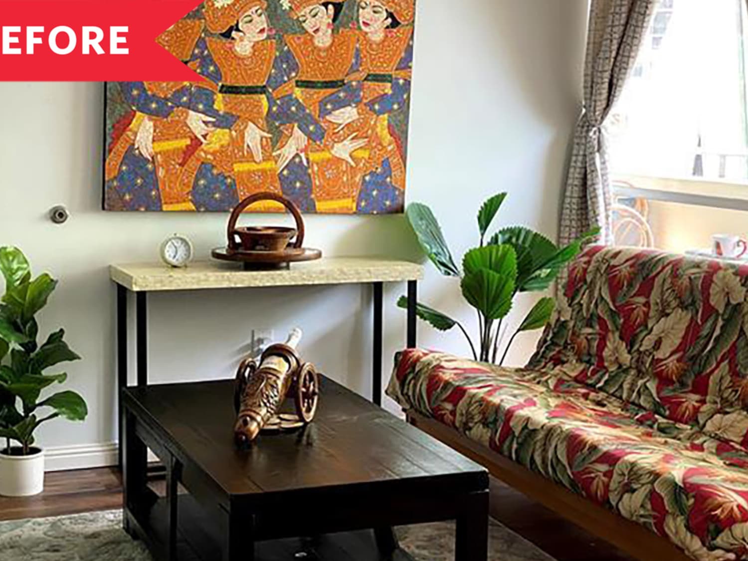 See How the Living Room of a Small Hawaiian Airbnb Went from Drab to Fab |  Apartment Therapy