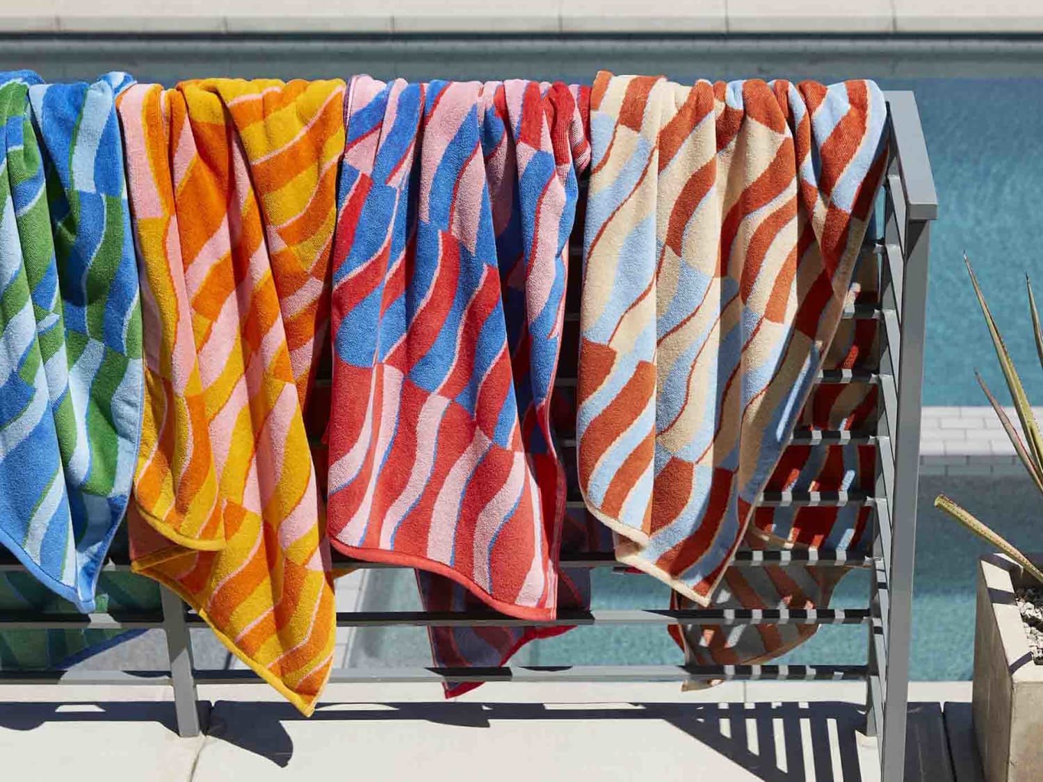 Brooklinen Dropped the Cutest Beach Towels & They're Already on