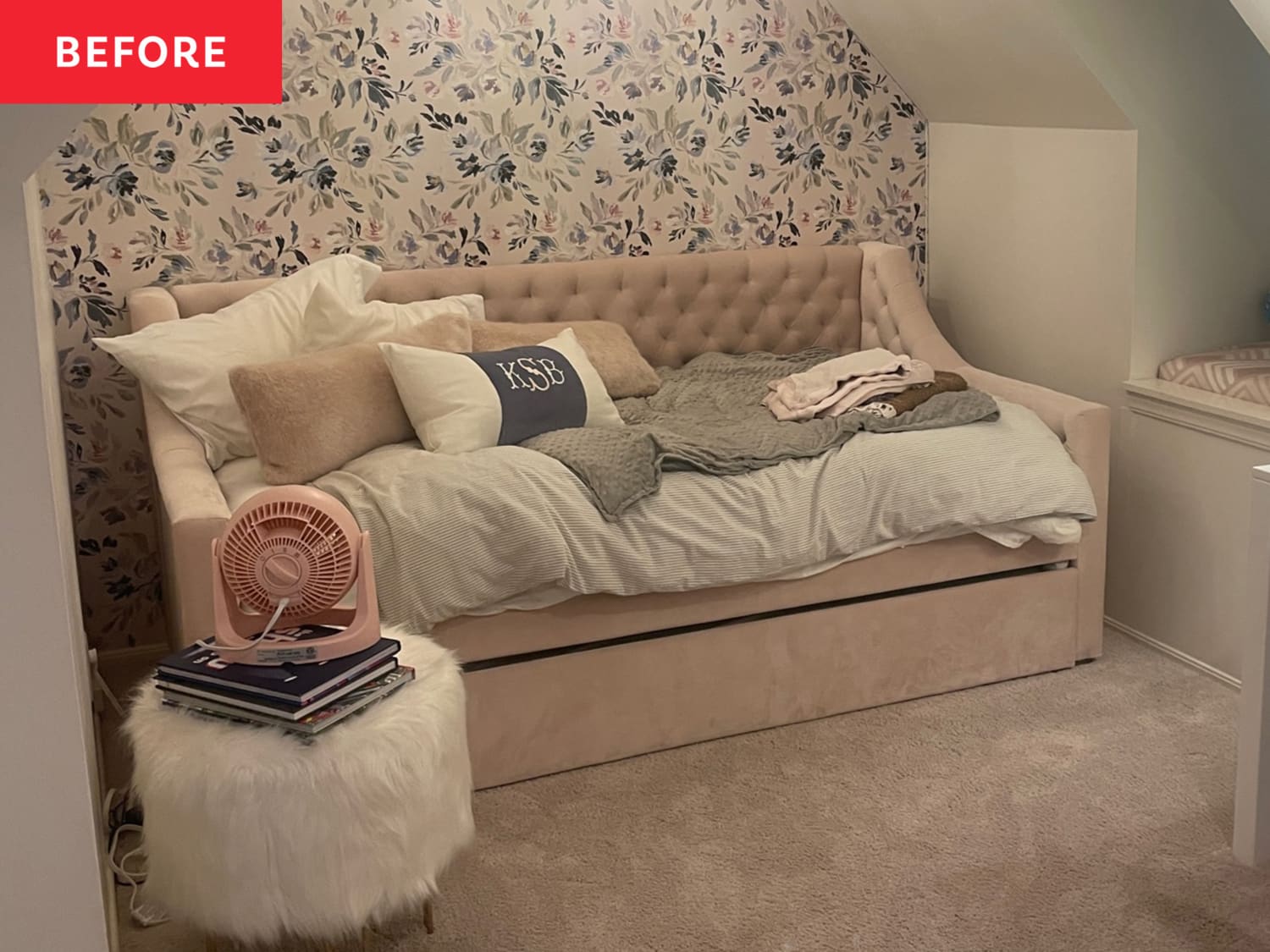 Before & After Photos: A Poolside Meets Preppy Teen Bedroom | Apartment  Therapy