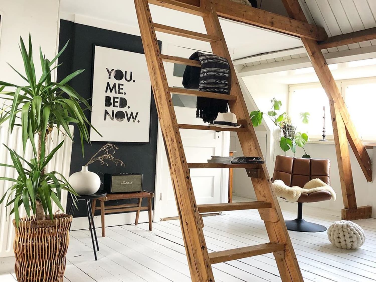 Queen loft bed sales with storage underneath