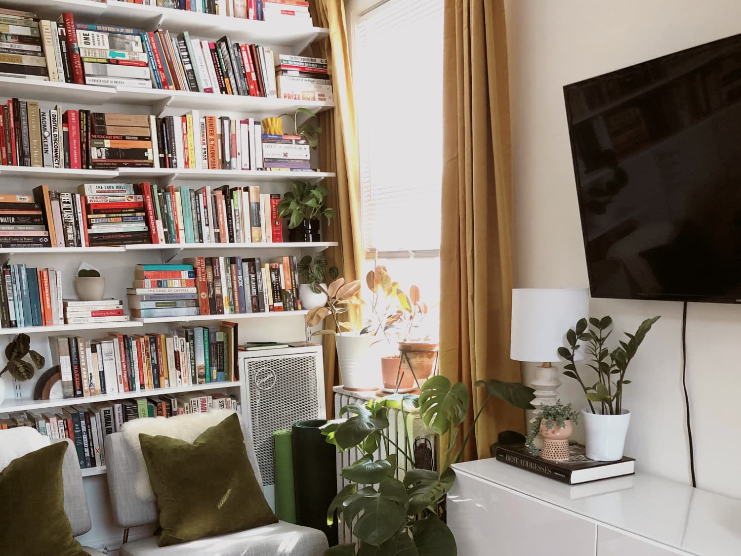 Try This DIY Library Shelving Living Room Layout Idea Apartment