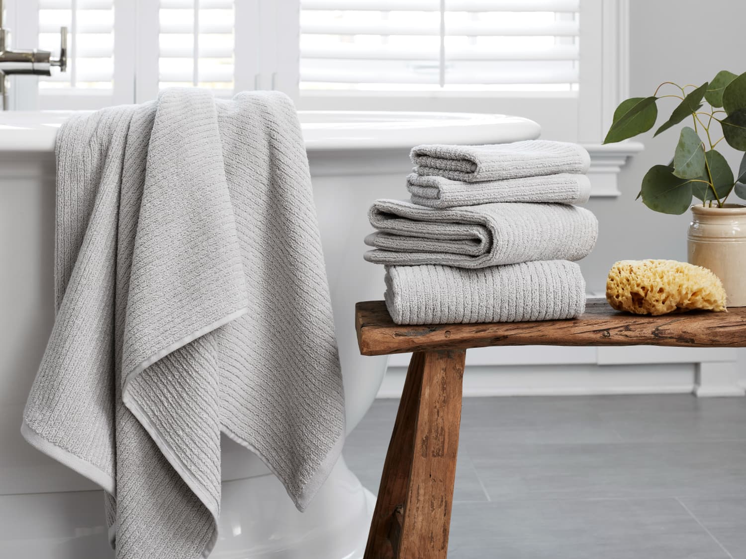 Boll & branch new arrivals plush bath towel