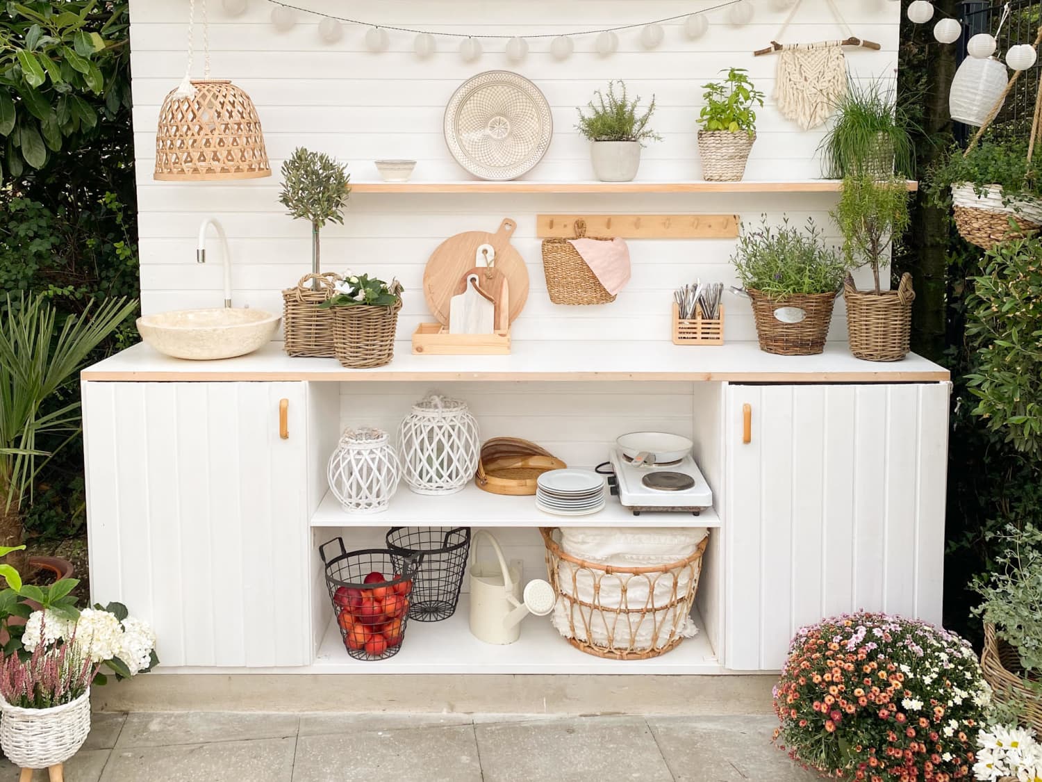 Outdoor kitchen decor outlet