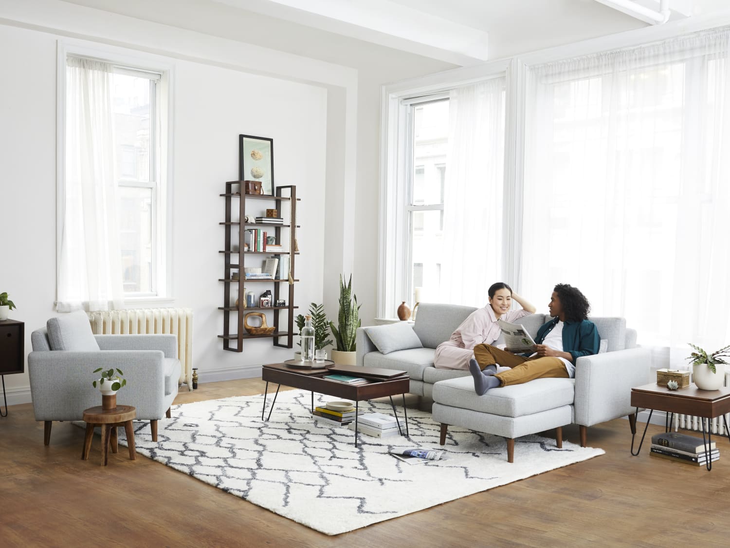 Burrow Index Wall Shelf Bento Side Table Launch Apartment Therapy