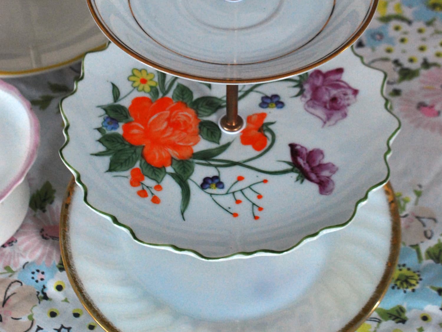 Diy tiered cake stand clearance