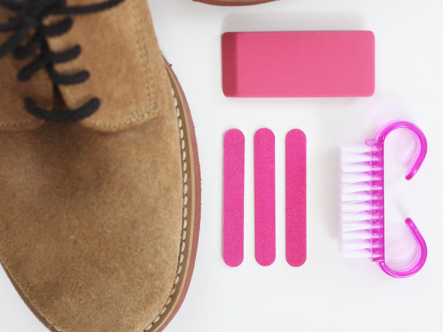 How to clean pink suede shoes sale