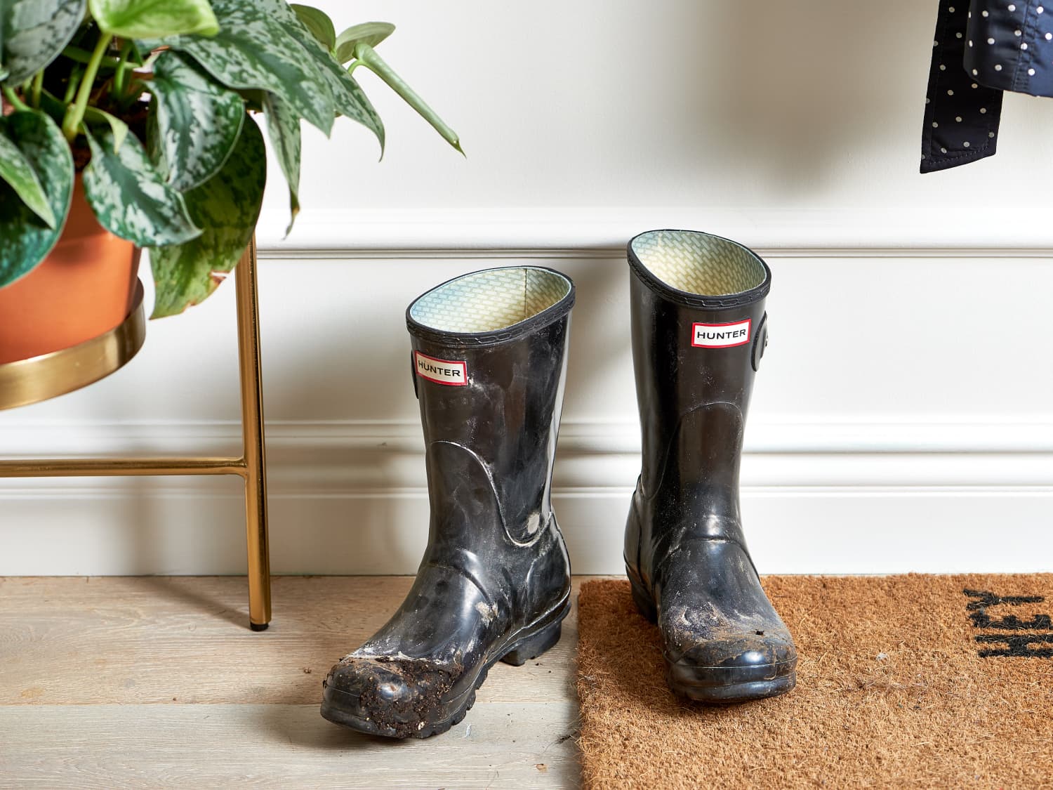 Gray gloss hunter boots online