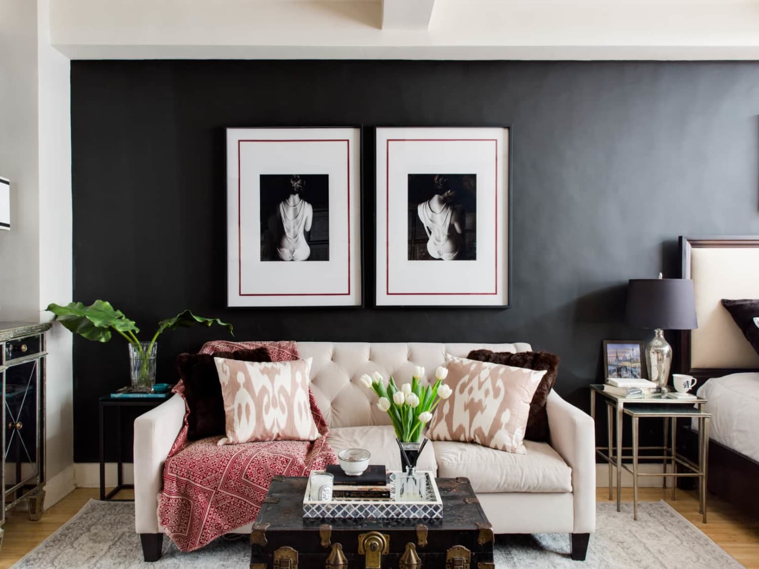 Dark cheap accent wall