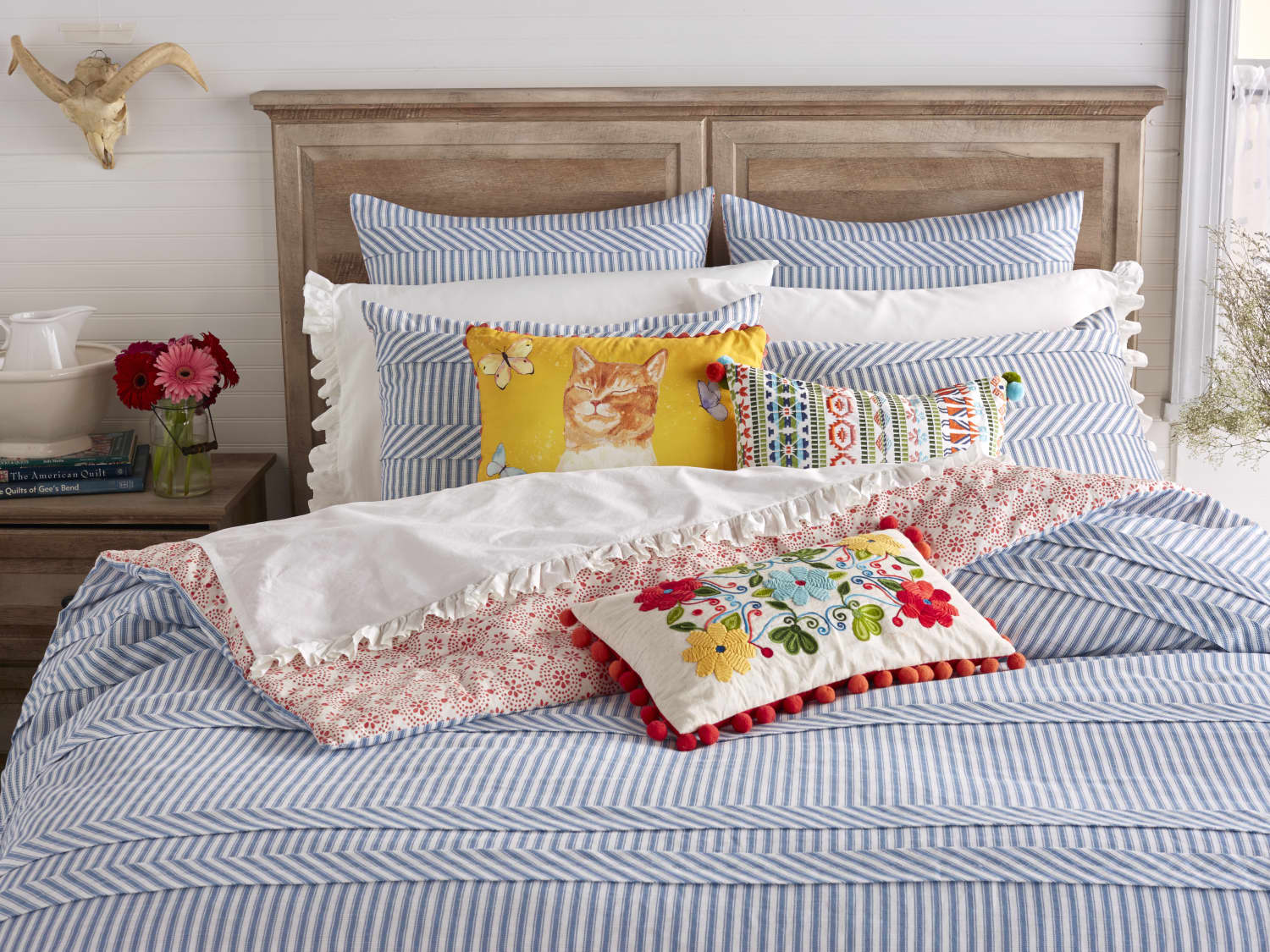 Pioneer woman cow pillow on sale