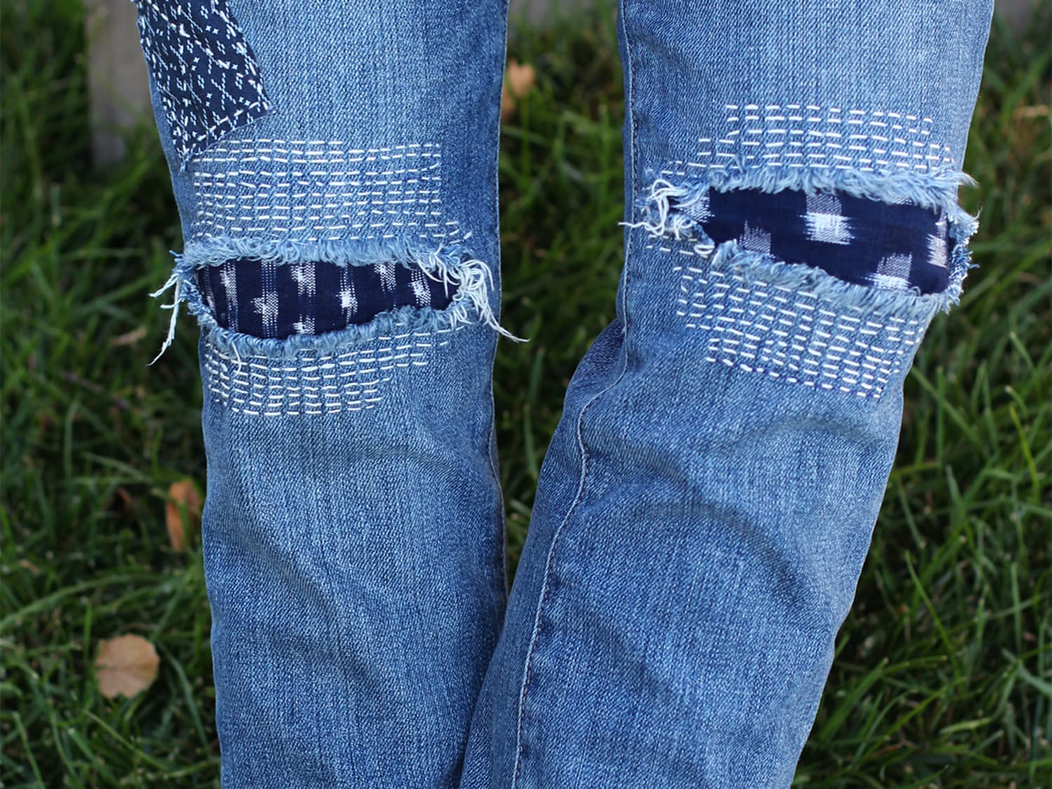 Jeans holes clearance
