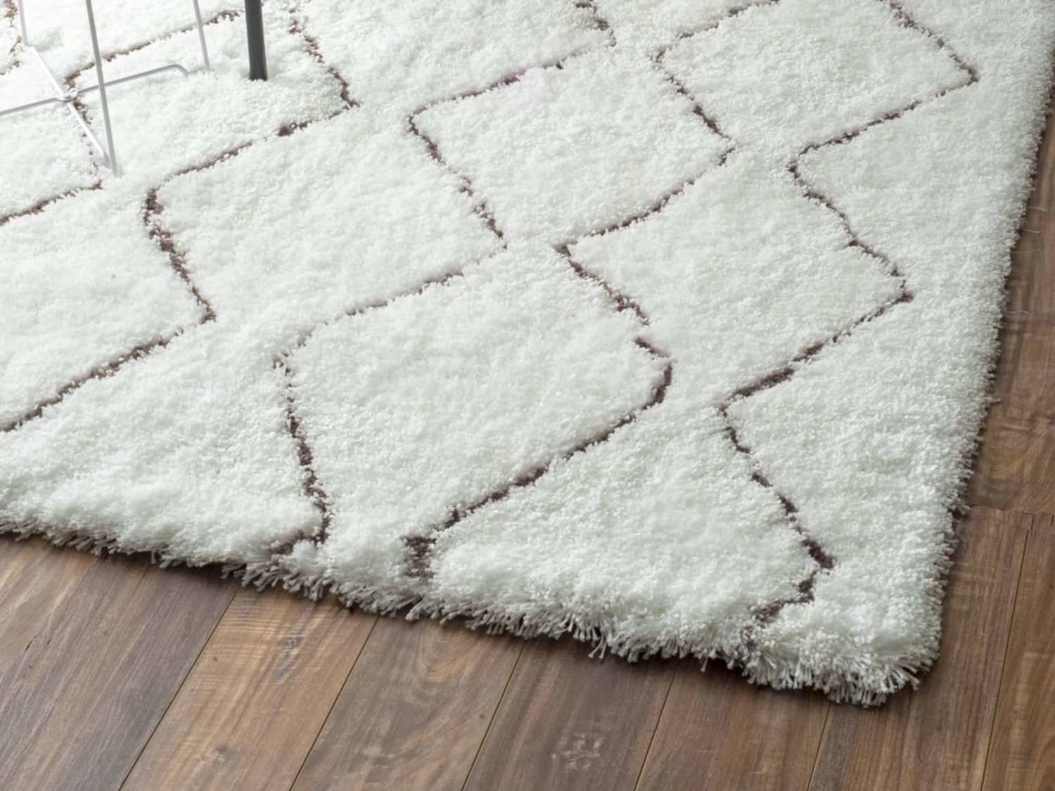 Moroccan Wool Hand-Knotted Beni Ourain Rug 1021 // 212 x 160cm– A New Tribe