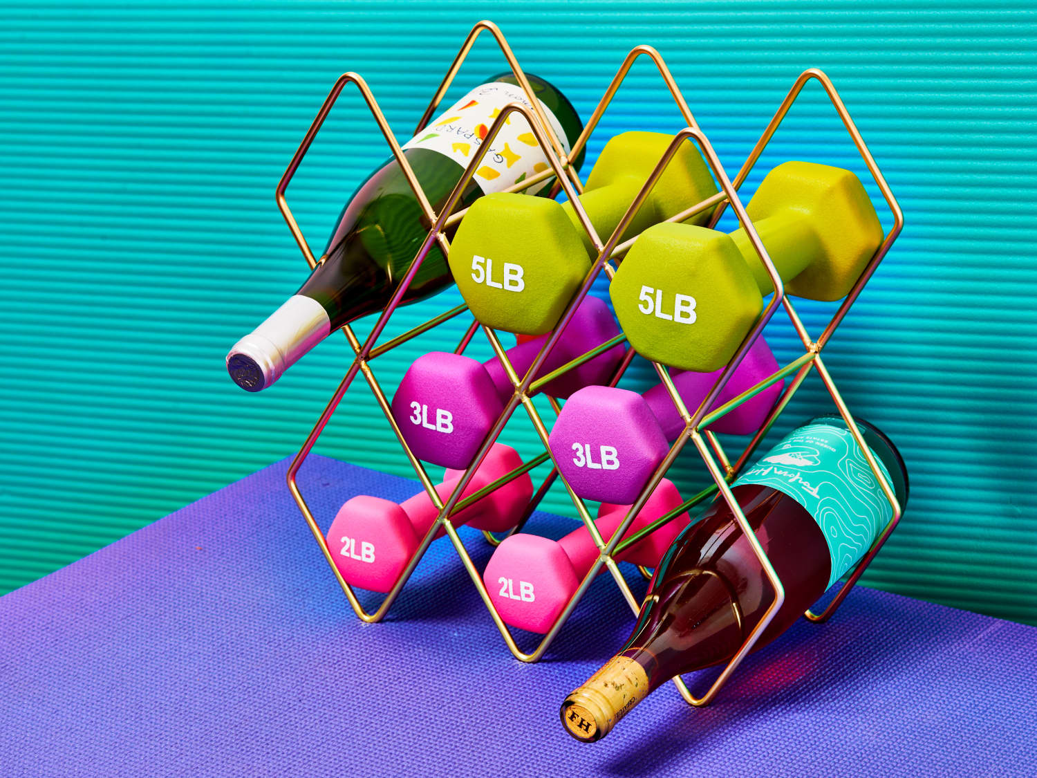 Vonshef discount wine rack