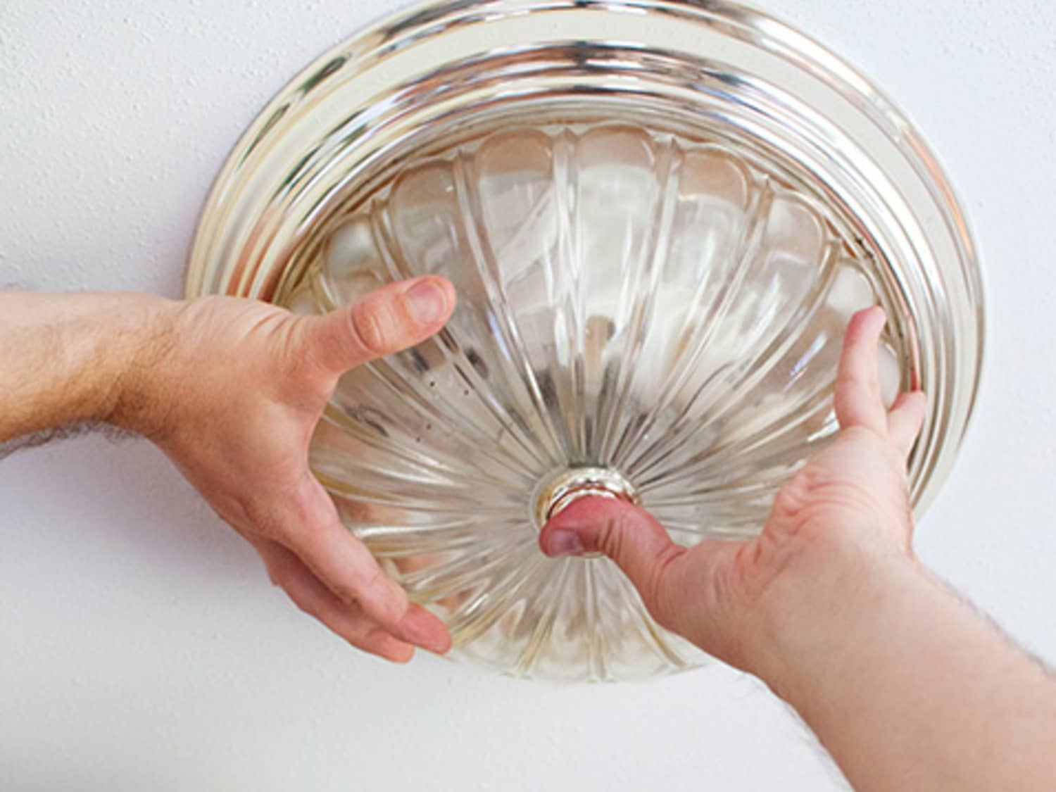 Installing european light top fixture in us