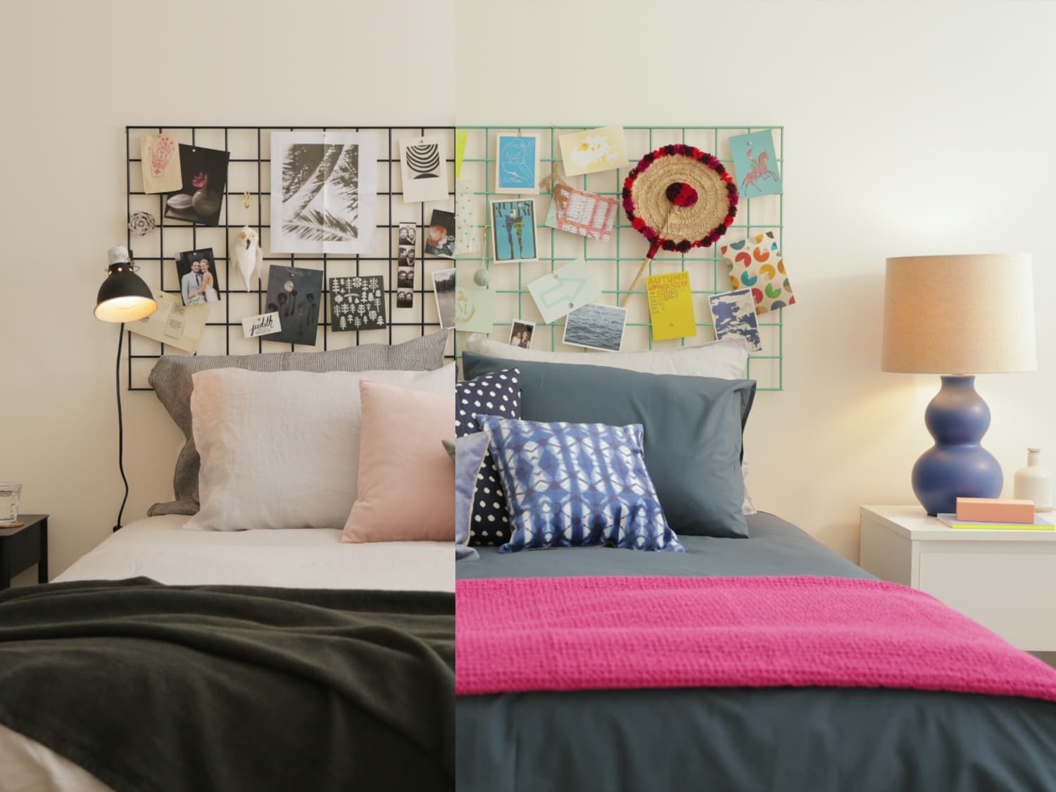 Grid headboard on sale