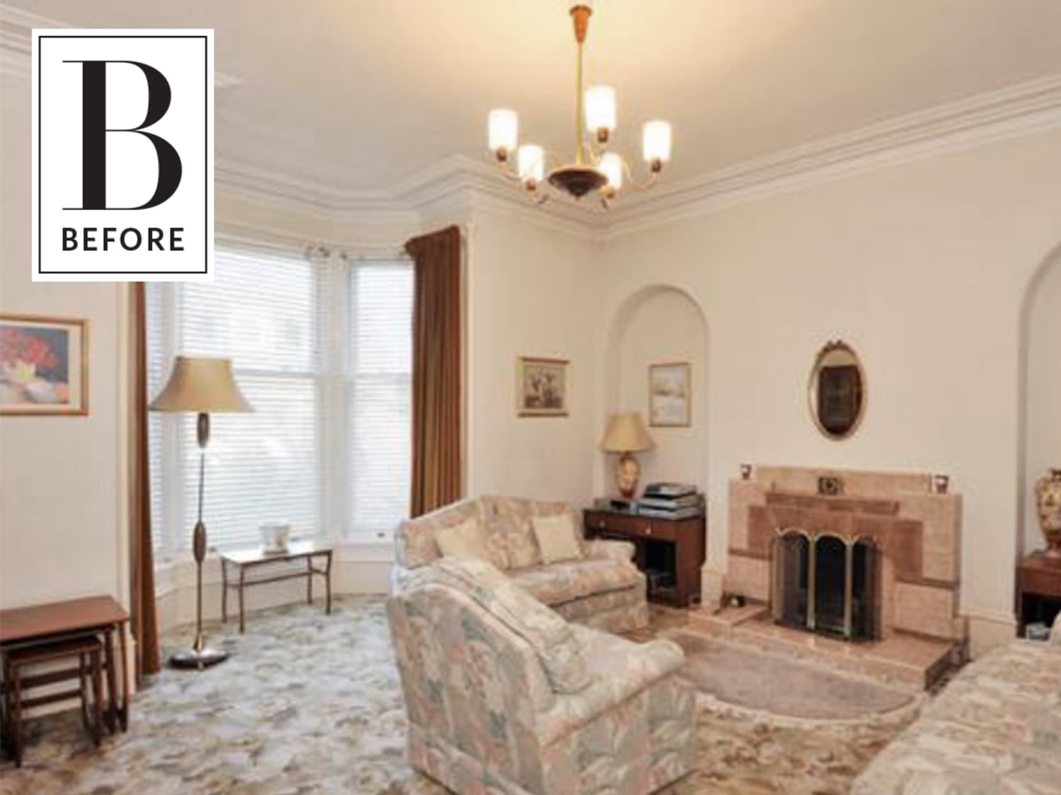 1950S Tiled Fireplace Makeover