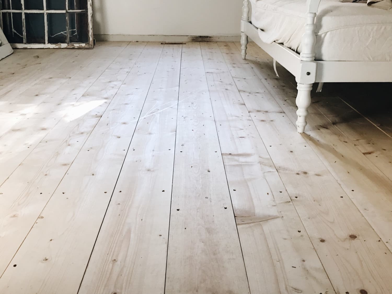 Bleached sales wood floors