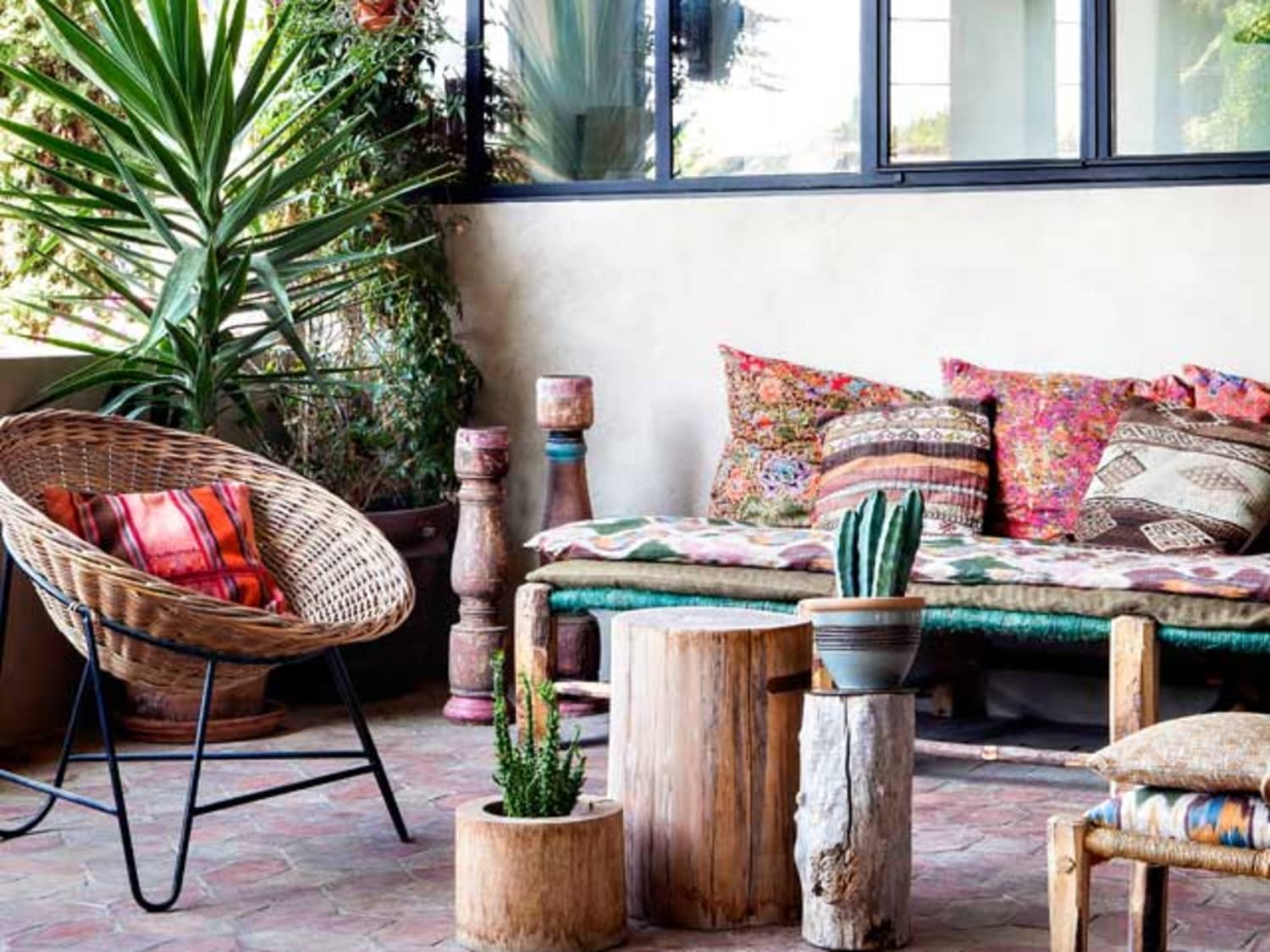 Bohemian outdoor couch store