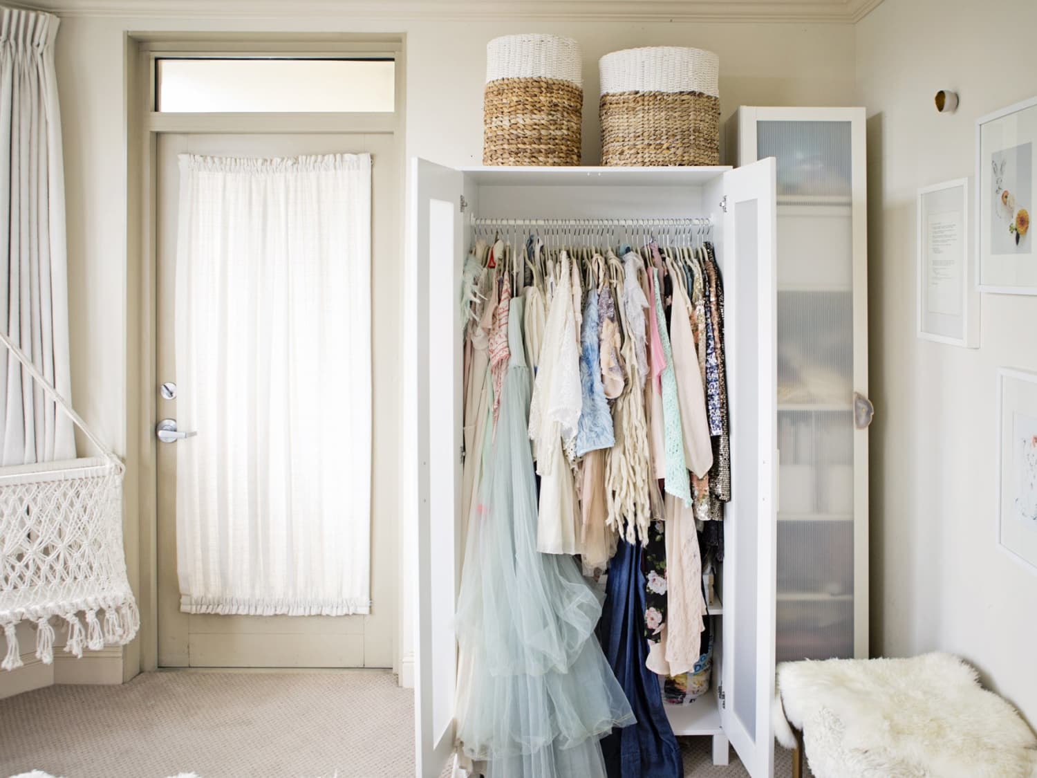 Small shop closet cabinet
