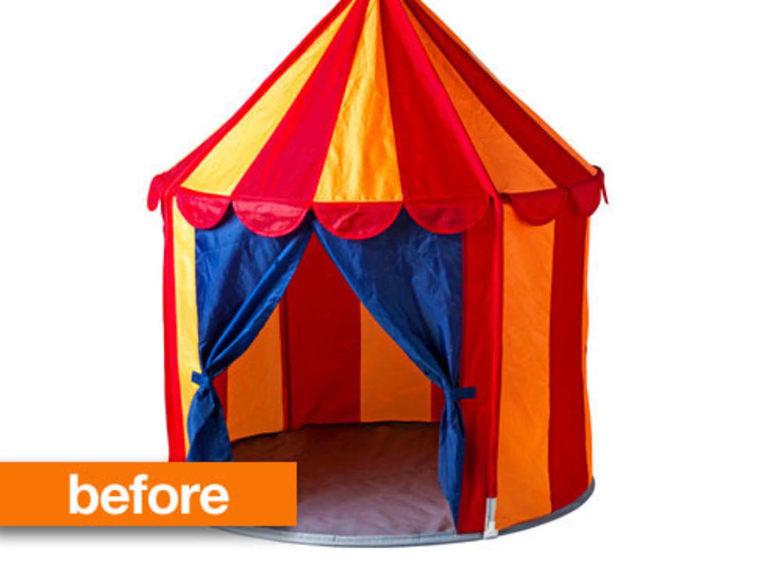 Before After IKEA Circus Tent Apartment Therapy