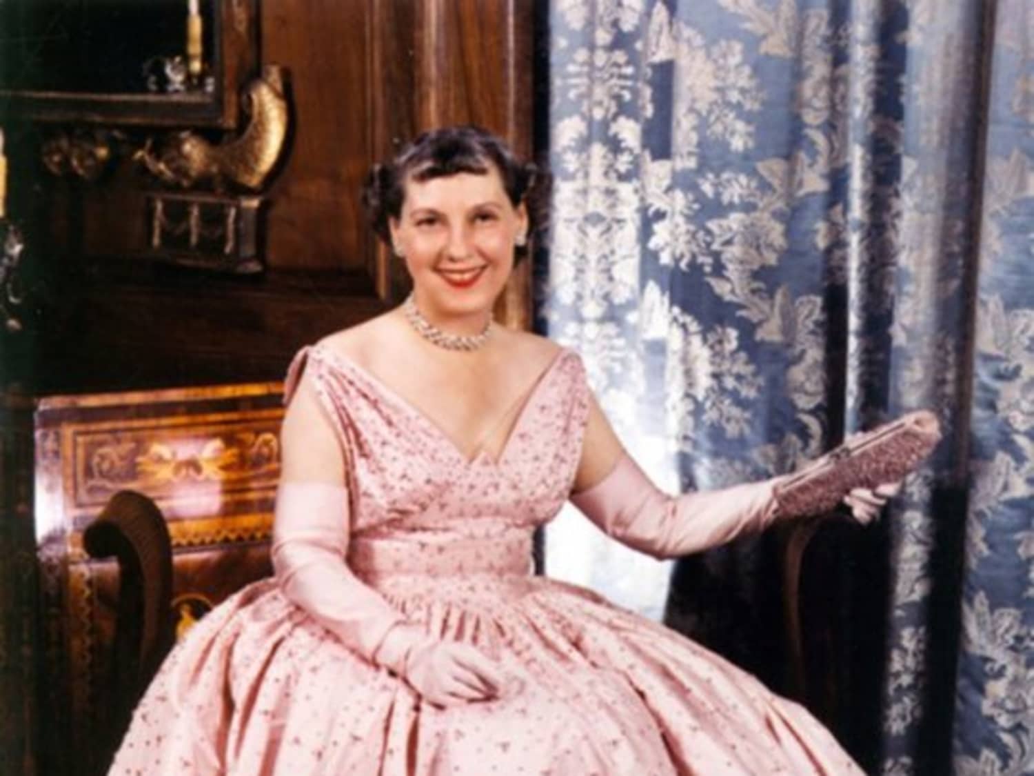 Mamie eisenhower pink dress 2025